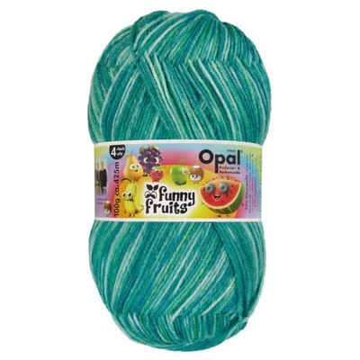 Opal FUNNY FRUITS Häkelwolle, 425 m (farbenprächtige 4-fach Pullover- und Sockenwolle), 100 g