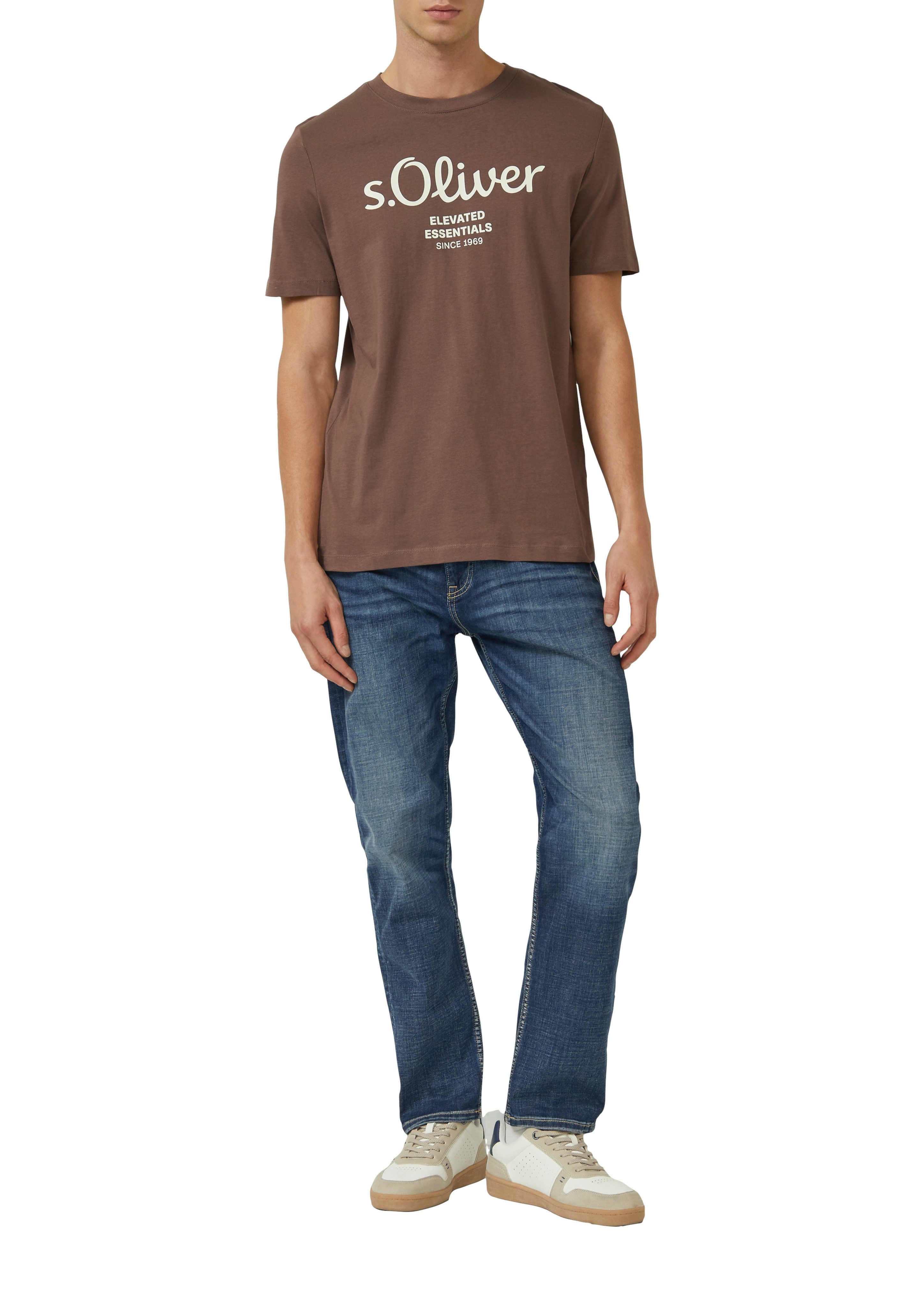 s.Oliver T-Shirt mit Logo-Print günstig online kaufen