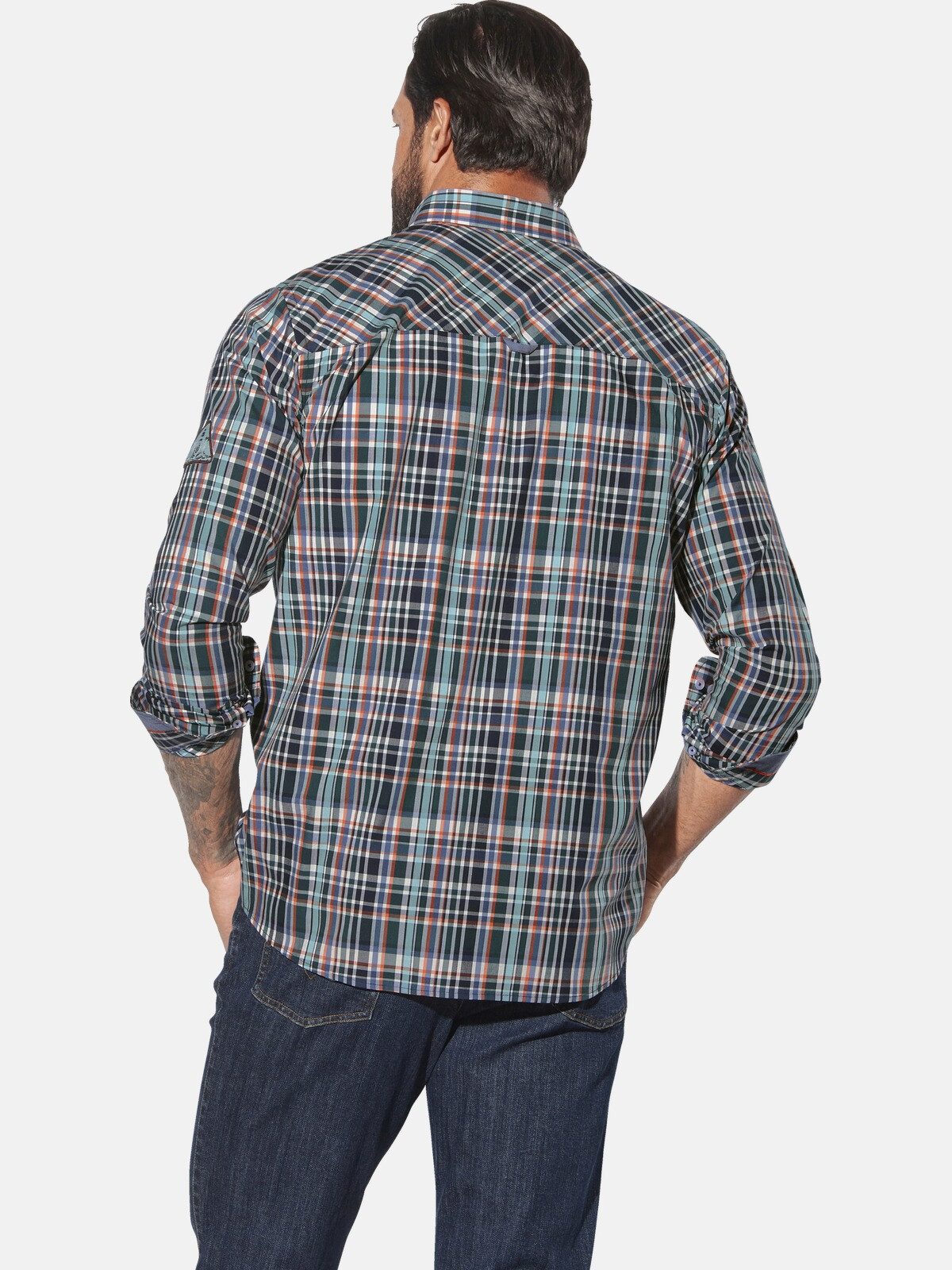 Jan Vanderstorm Langarmhemd JORHOLM mit Brusttasche günstig online kaufen