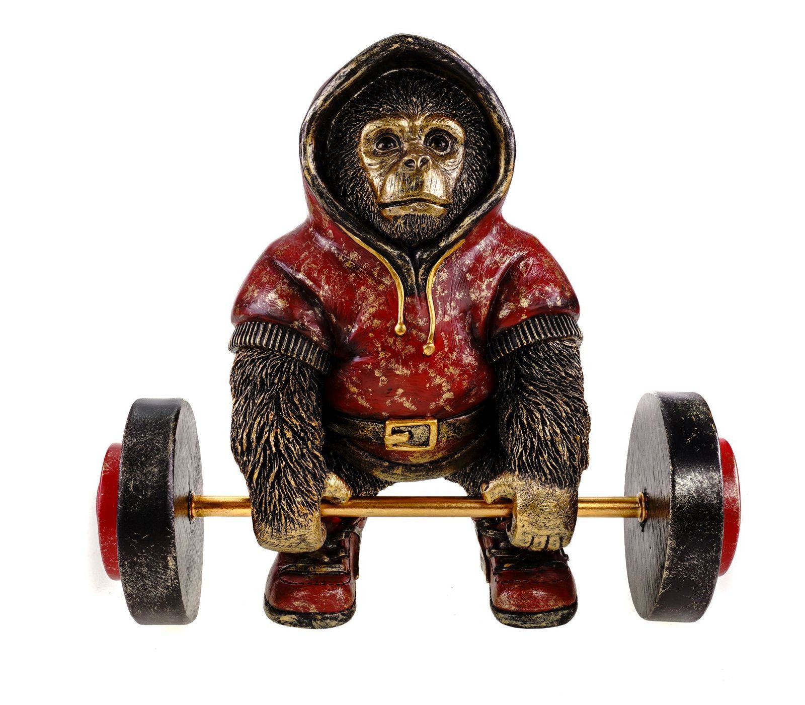Kremers Schatzkiste Dekofigur Gorilla Bodybuilder Figur XXL Muskel Affe mit günstig online kaufen