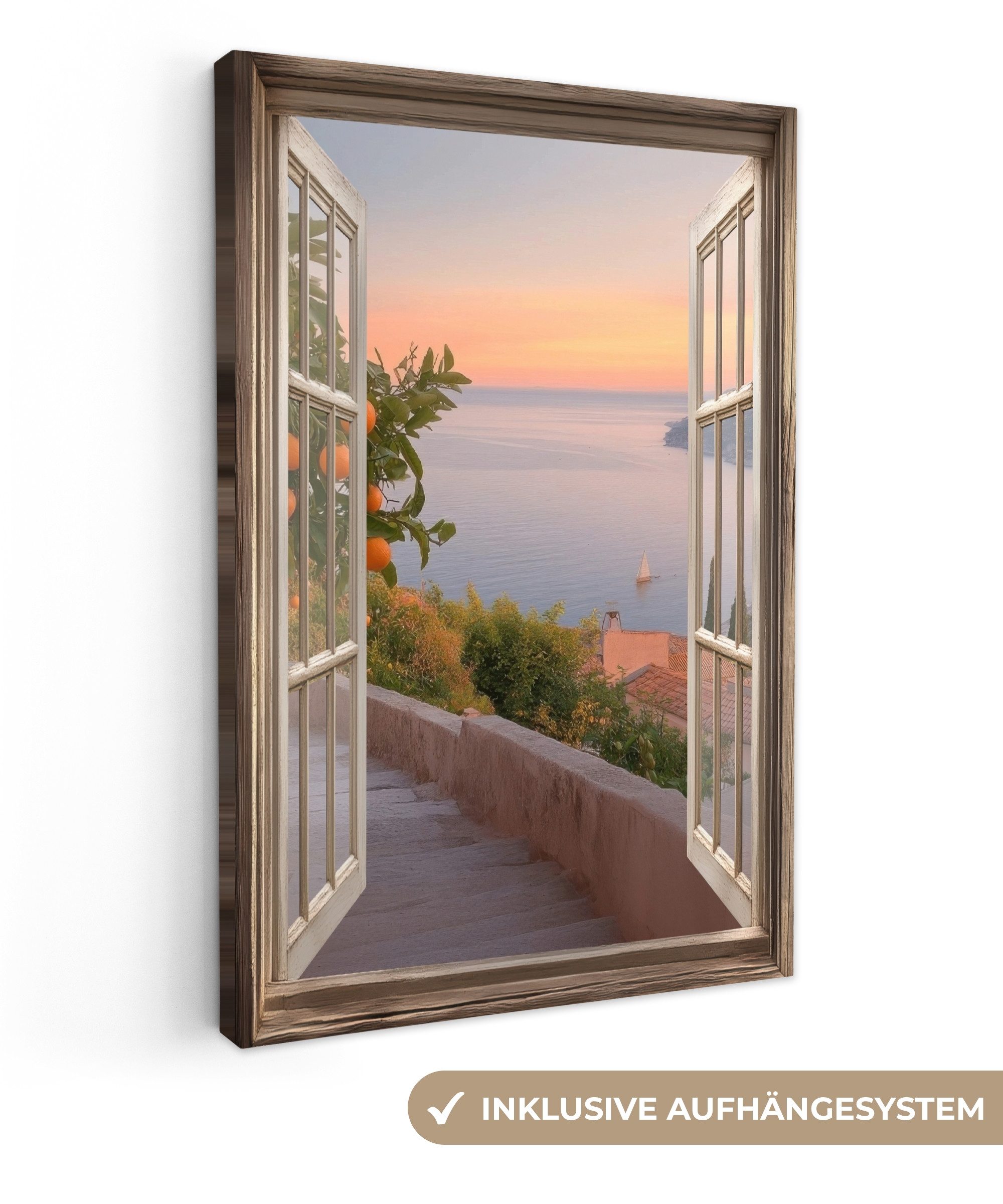OneMillionCanvasses® Leinwandbild Durchblick - Ausblicke - günstig online kaufen