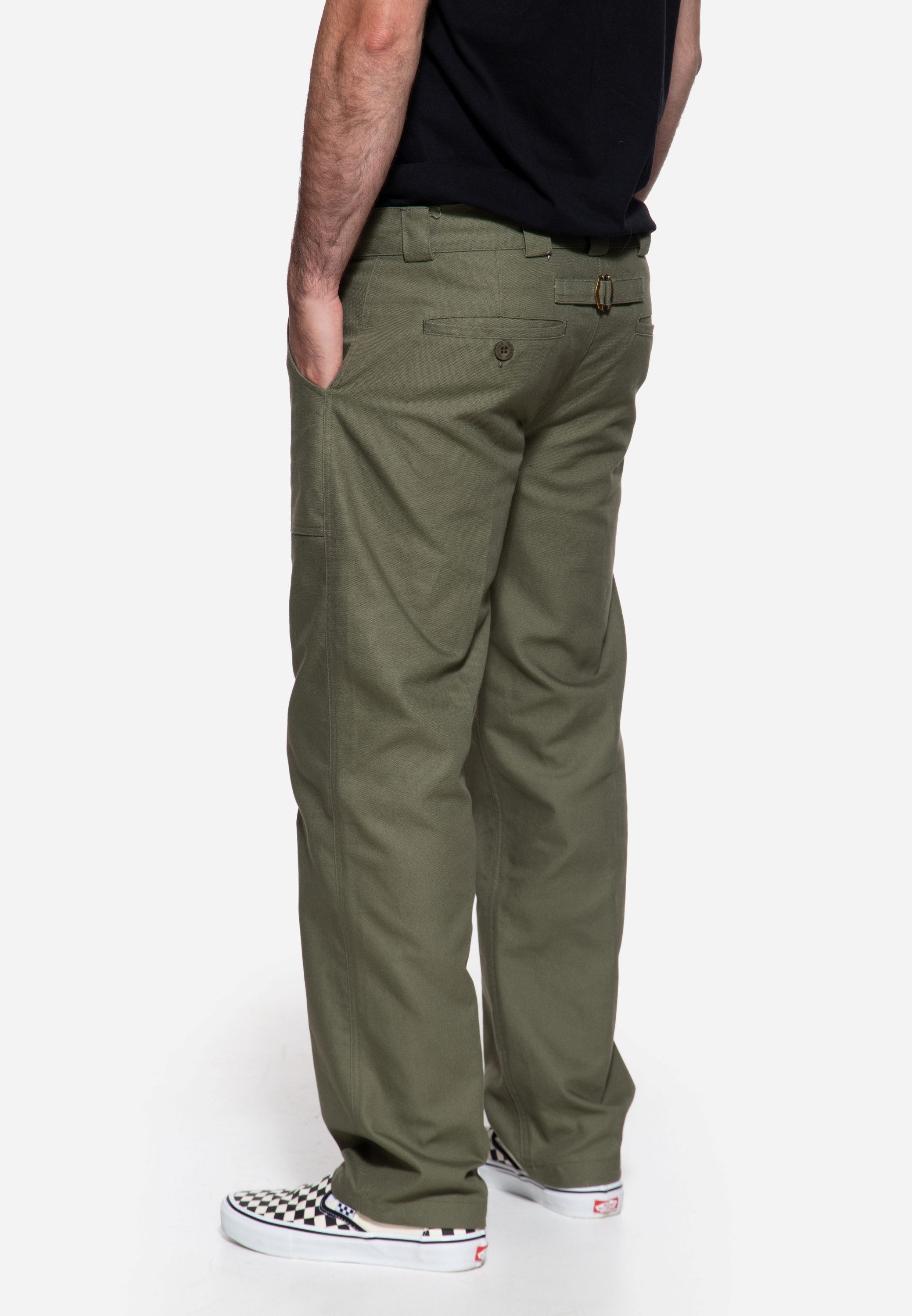 KingKerosin Chinohose aus robustem Canvas