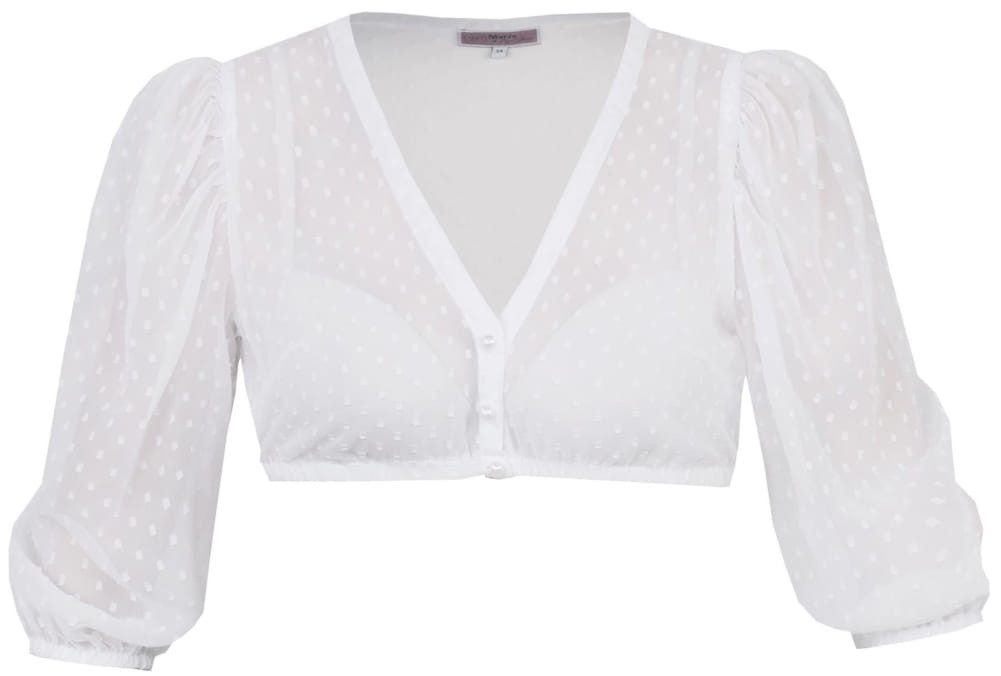 MarJo Dirndlbluse Dirndlbluse Ahorntal weiß günstig online kaufen