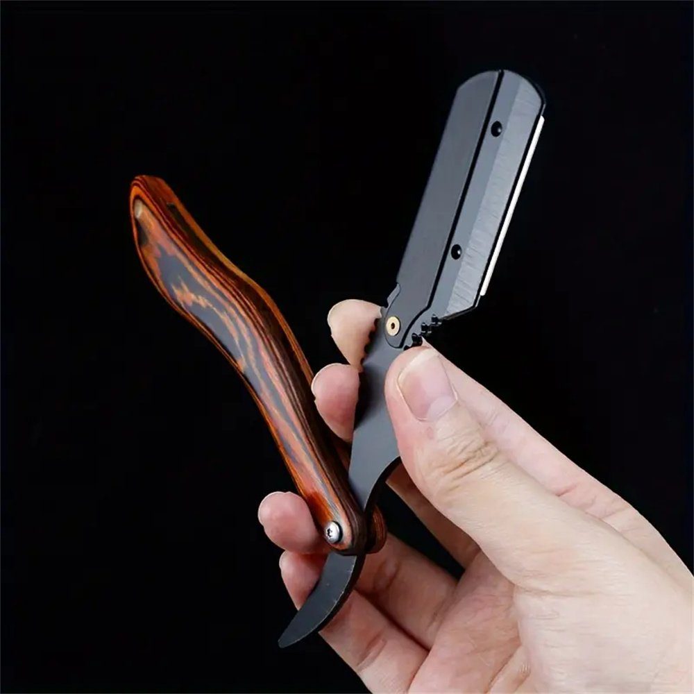 TUABUR Rasiermesser Holz-Rasiermesser Männer - Perfektes Geschenk für