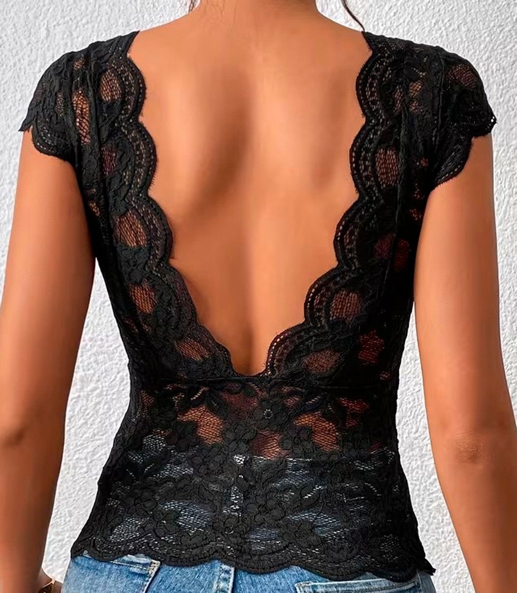 Conray Spitzentop Conray Top mit Spitze V-Ausschnitt / 2002 günstig online kaufen