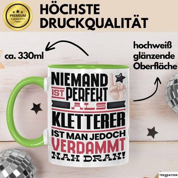 Trendation Tasse Kletterer Geschenk Tasse Lustige Geschenkidee für Kletterer Geburtstag