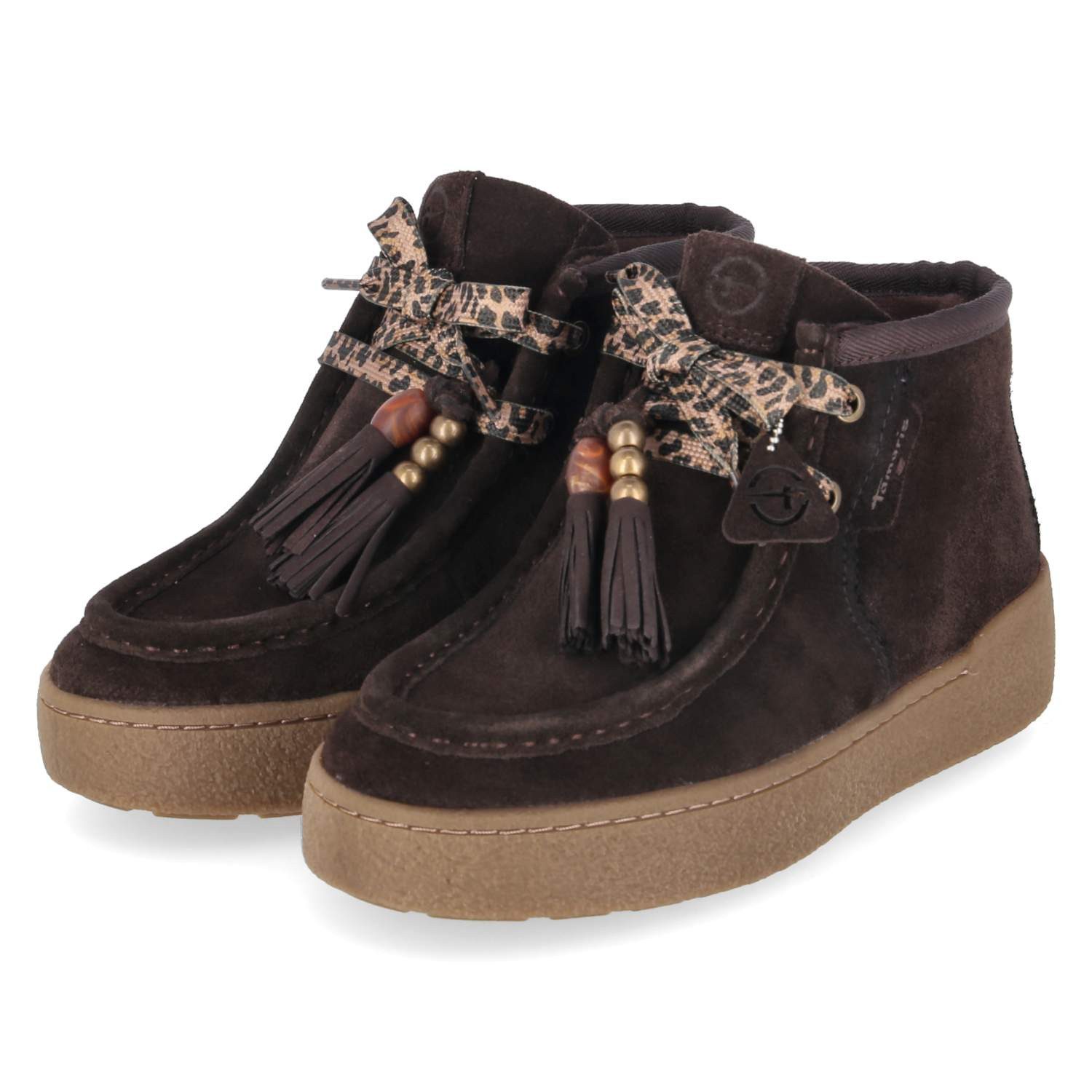 Tamaris Tamaris Boots 1-25406-47-304 Damen Rauleder brown Schnürstiefel