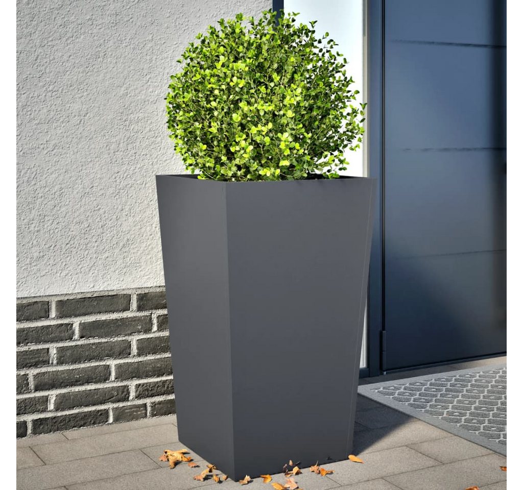 Thumbnail - vidaXL Pflanzkübel Pflanzkübel Blumenkübel Pflanzcontainer Pflanzgefäße 2 Stk Anthrazit 4