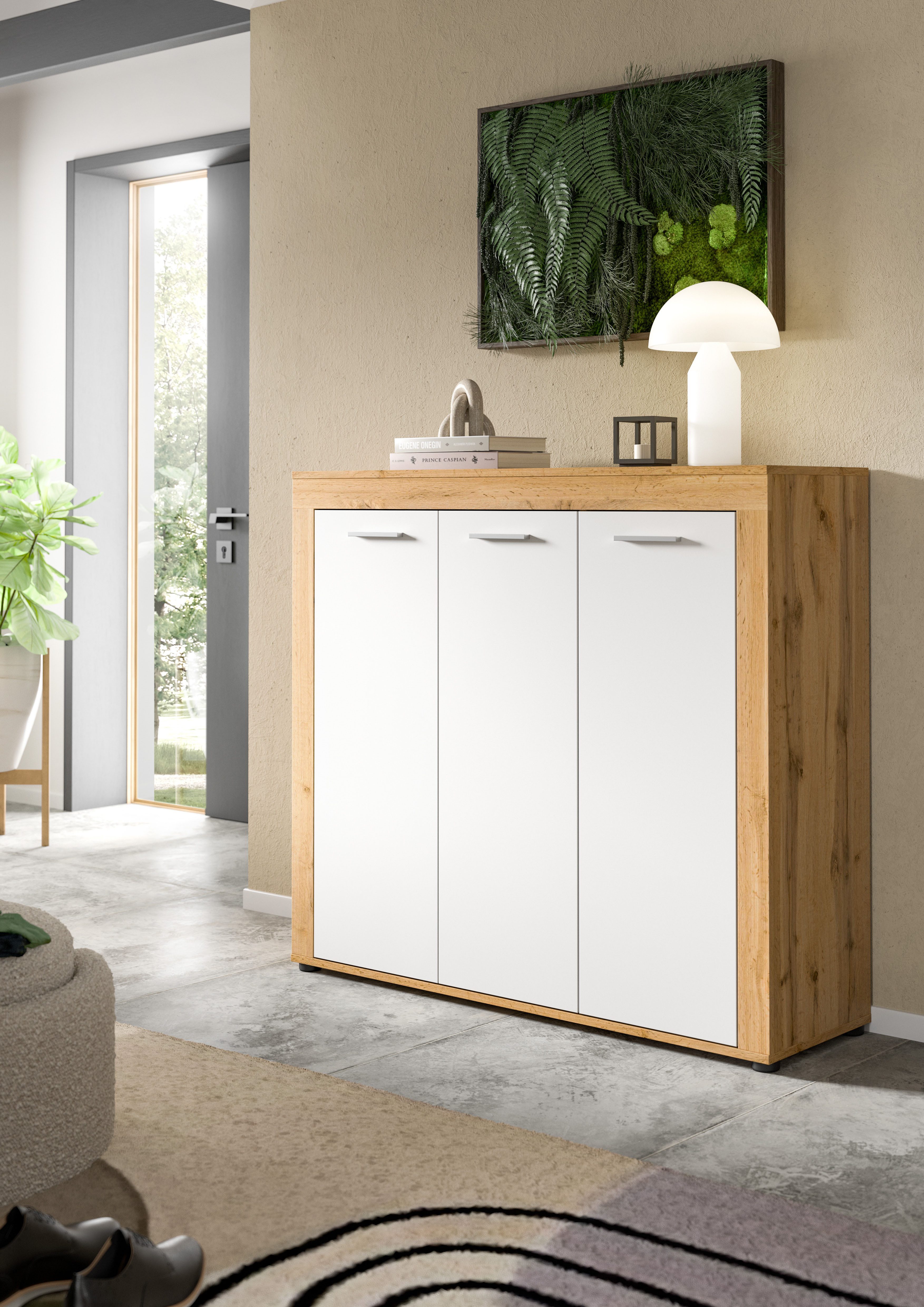 Home affaire Schuhschrank AOSTA, TOPSELLER!, Höhe 108cm, 3 Türen, 10 Einleg günstig online kaufen