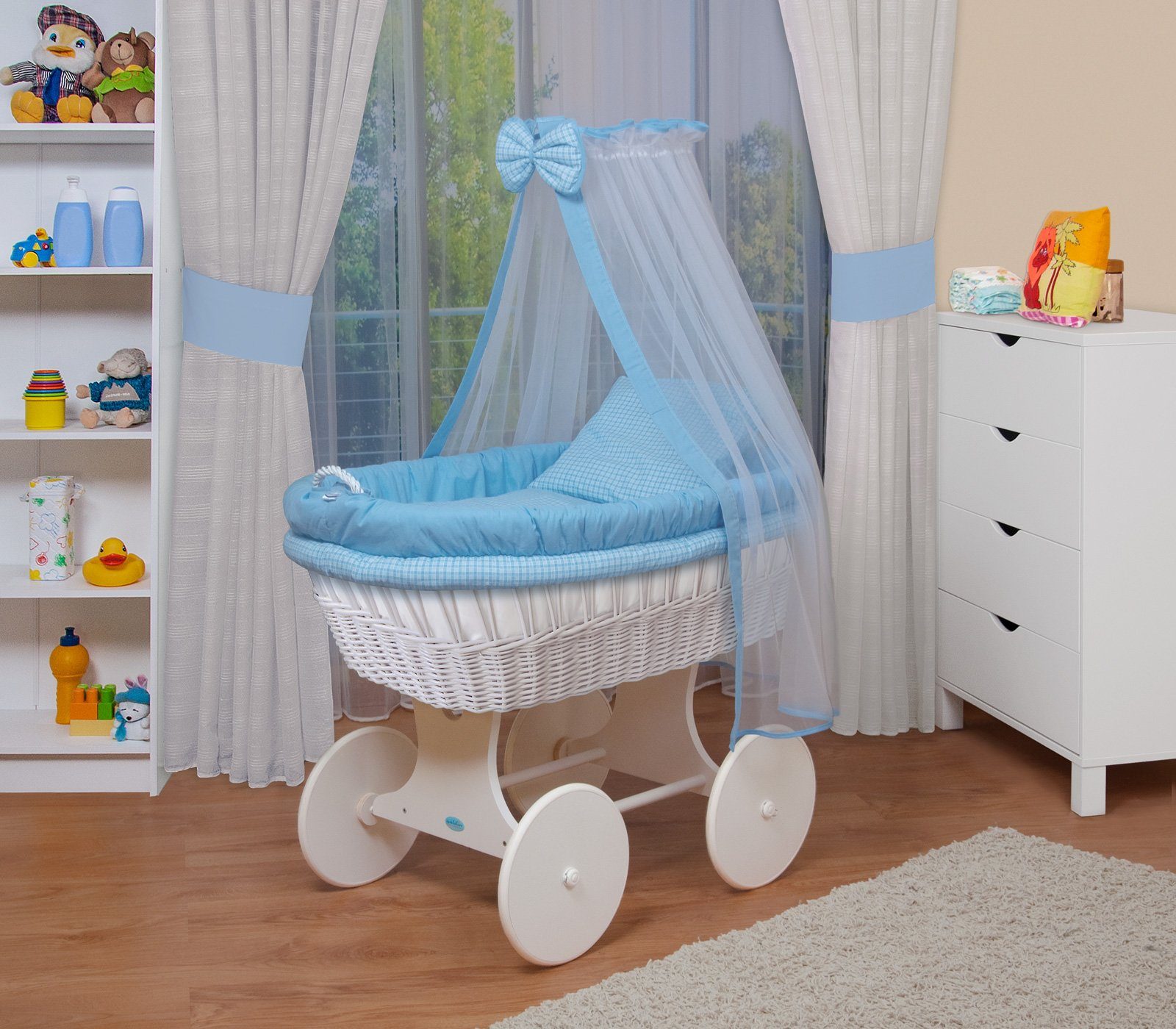 Waldin Колыбели Waldin Baby Колыбели-Set mit Ausstattung,XXL