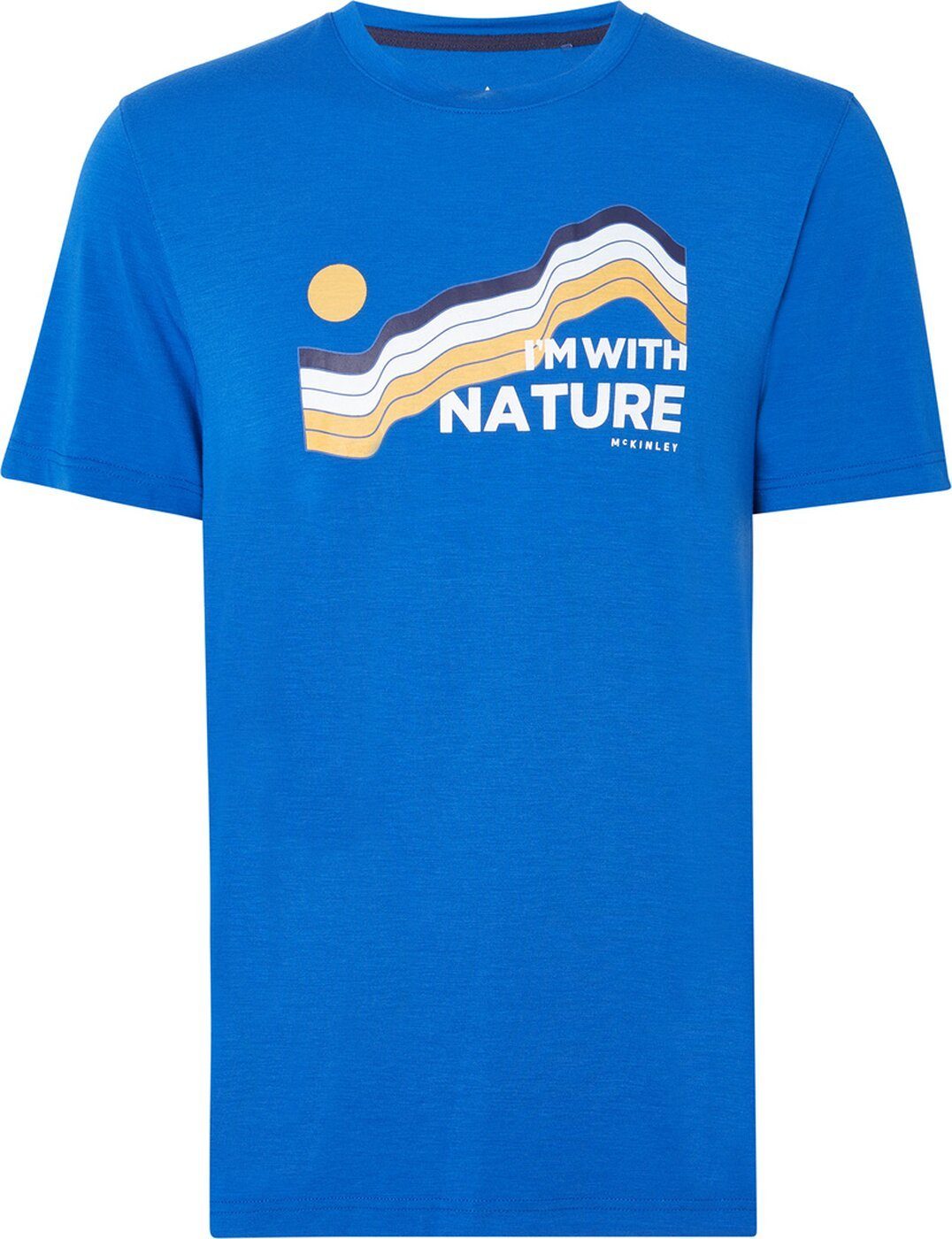 McKINLEY Kurzarmshirt Roggo M - Herren T-Shirt - Blau