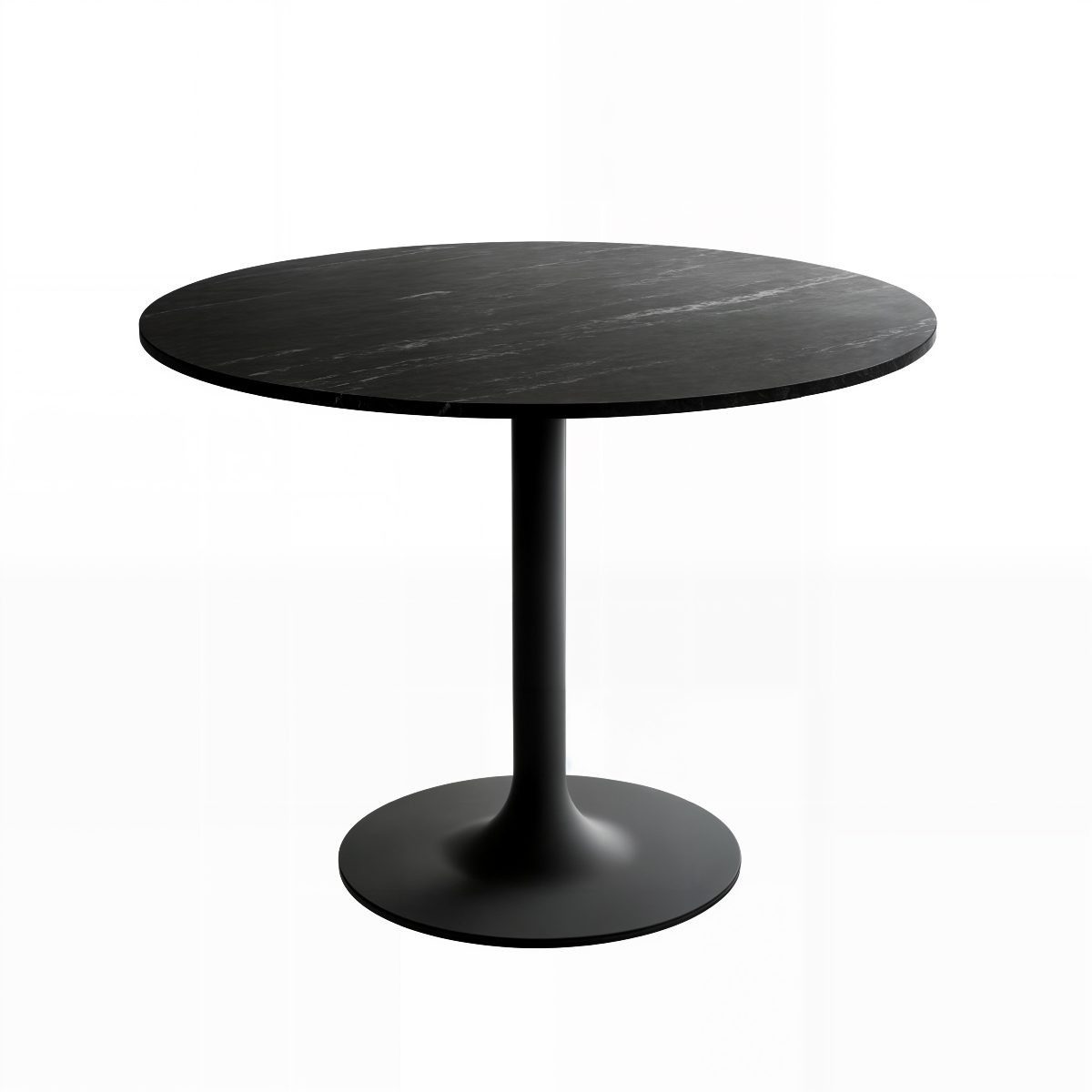 Liadomo Esstisch Gela, Platte rund in Akazie, Marmor, Trompetenfuß, Spider- günstig online kaufen