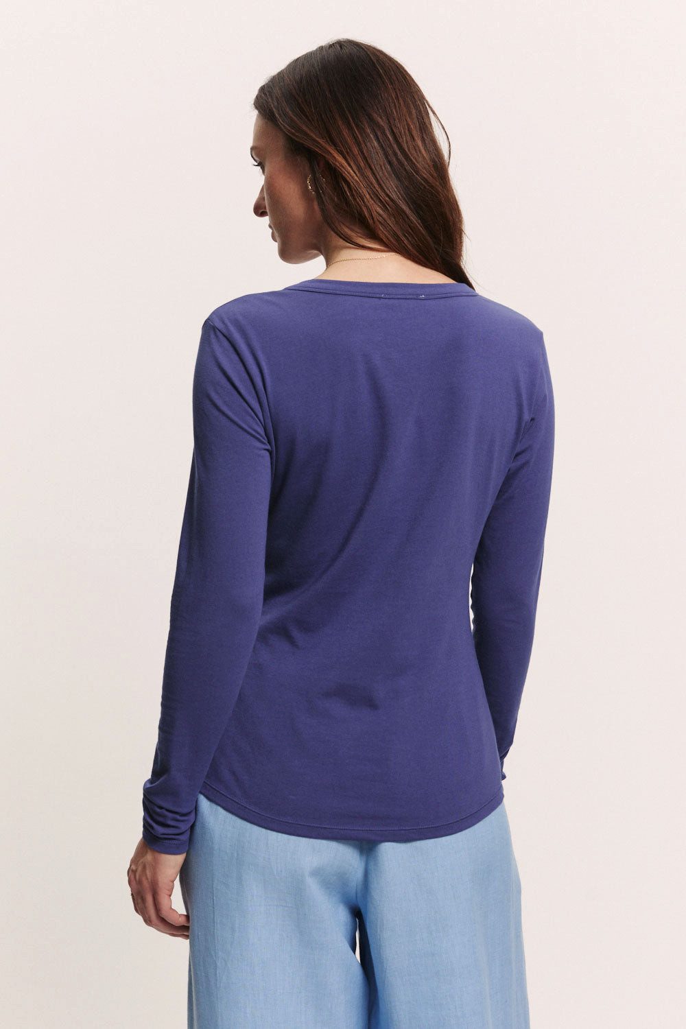 Tranquillo Longsleeve Jerseyshirt Tildaa aus Bio-Baumwolle Nachhaltiges Basic-Langarmshirt aus GOTS-zertifizierter Bio-Baumwolle