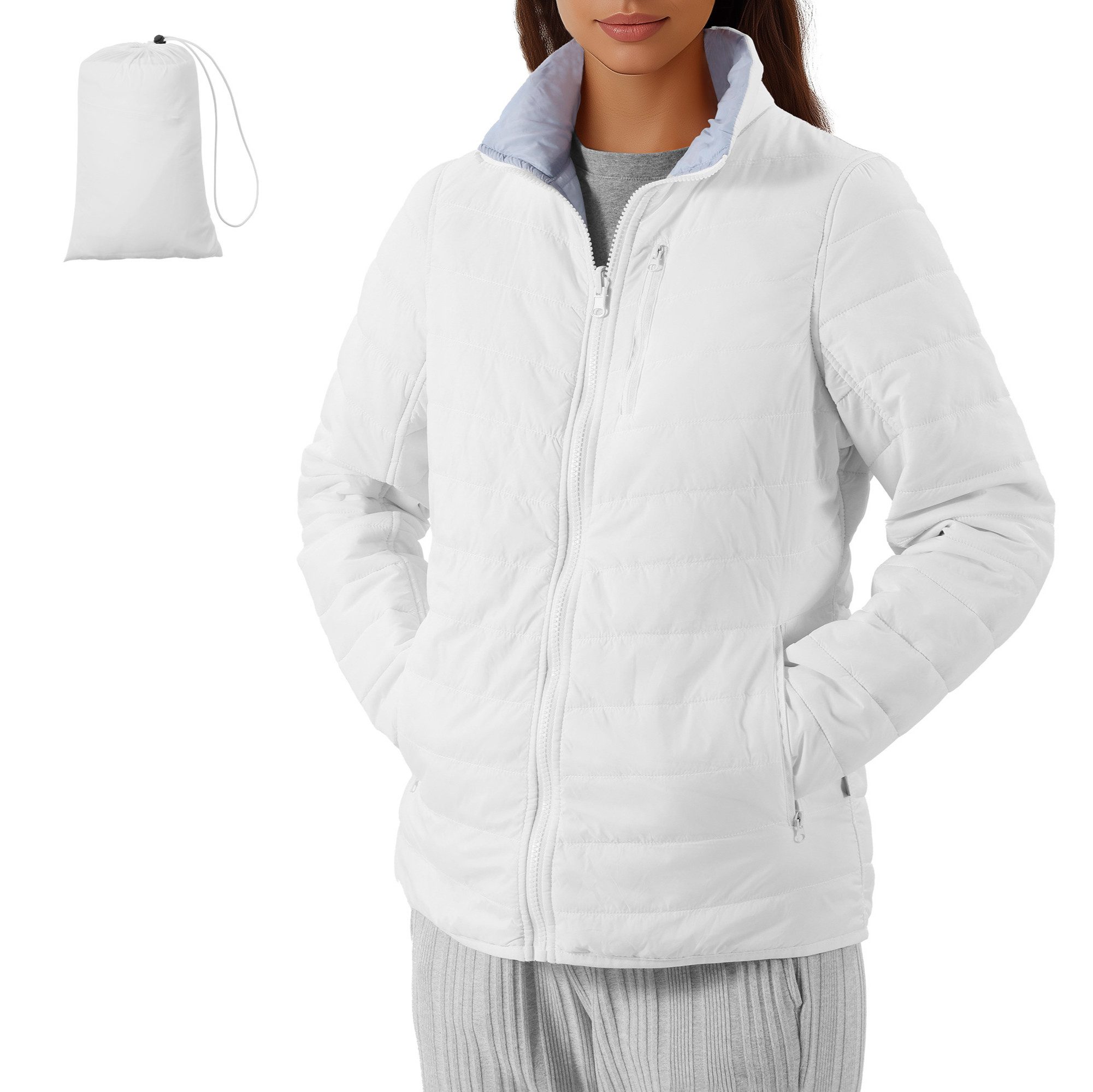 JEMIDI Sakko Damen Steppjacke leicht - günstig online kaufen
