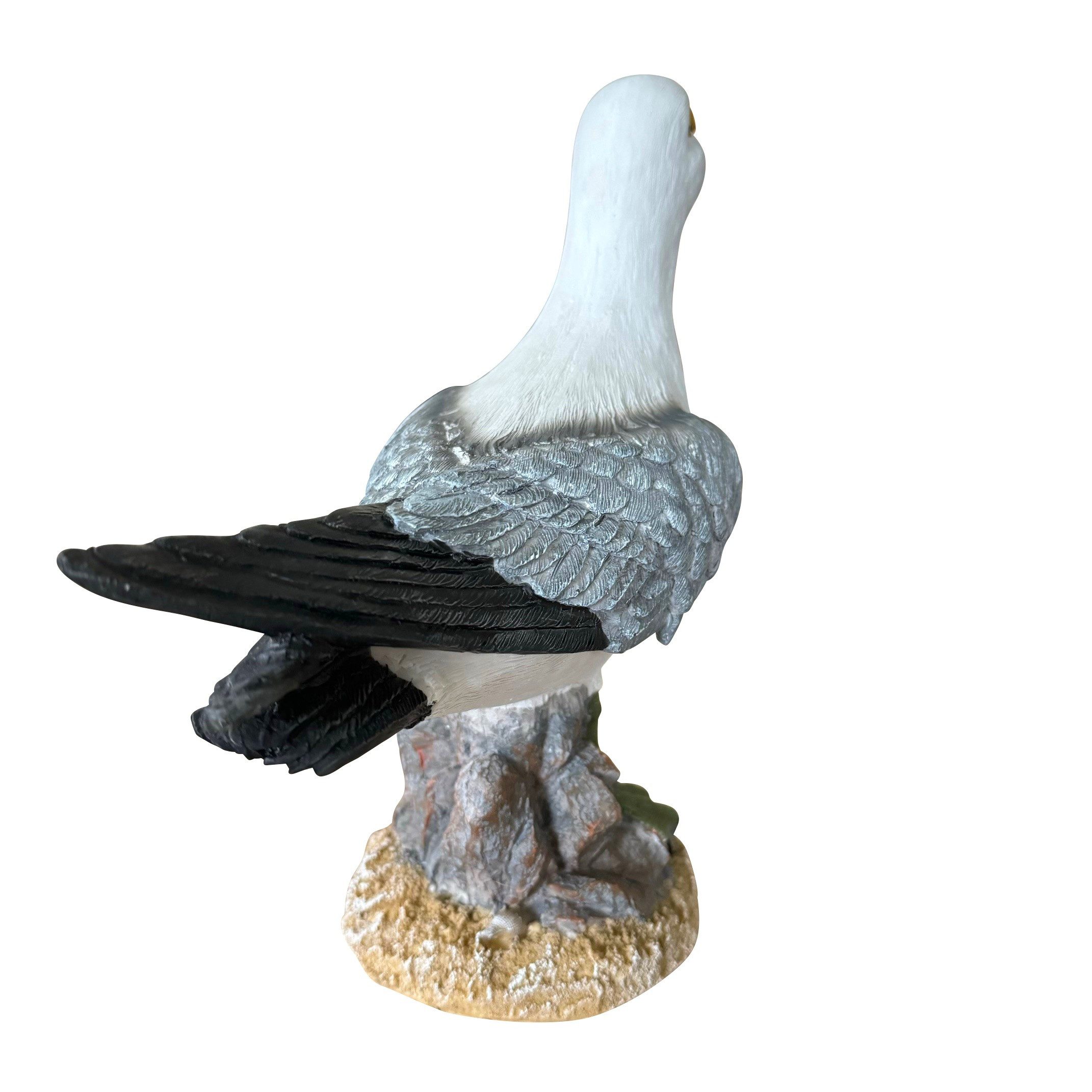 Online-Fuchs Dekofigur Möwe Fiete für außen geeignet - Martime Dekoration, Teichdeko (Gartenfiguren), 28 cm groß – Bild 5 von 5
