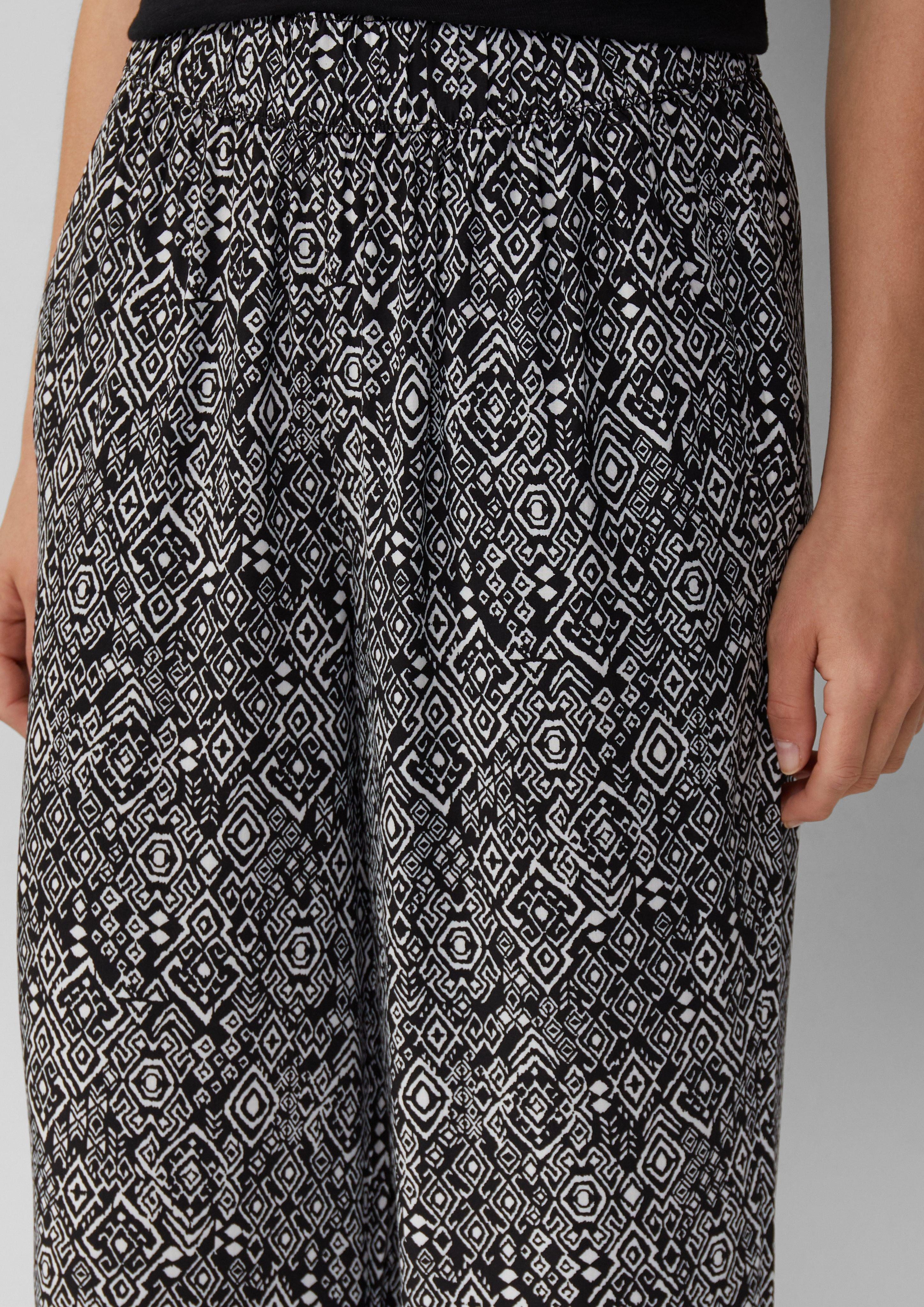 s.Oliver 3/4-Hose Culotte aus Viskose mit günstig online kaufen