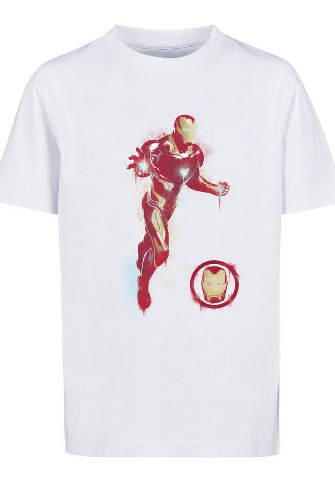 F4NT4STIC T-Shirt Marvel Avengers Endgame Painted Iron Man Unisex  Kinder,Premium Merch,Jungen,Mädchen,Logo Print