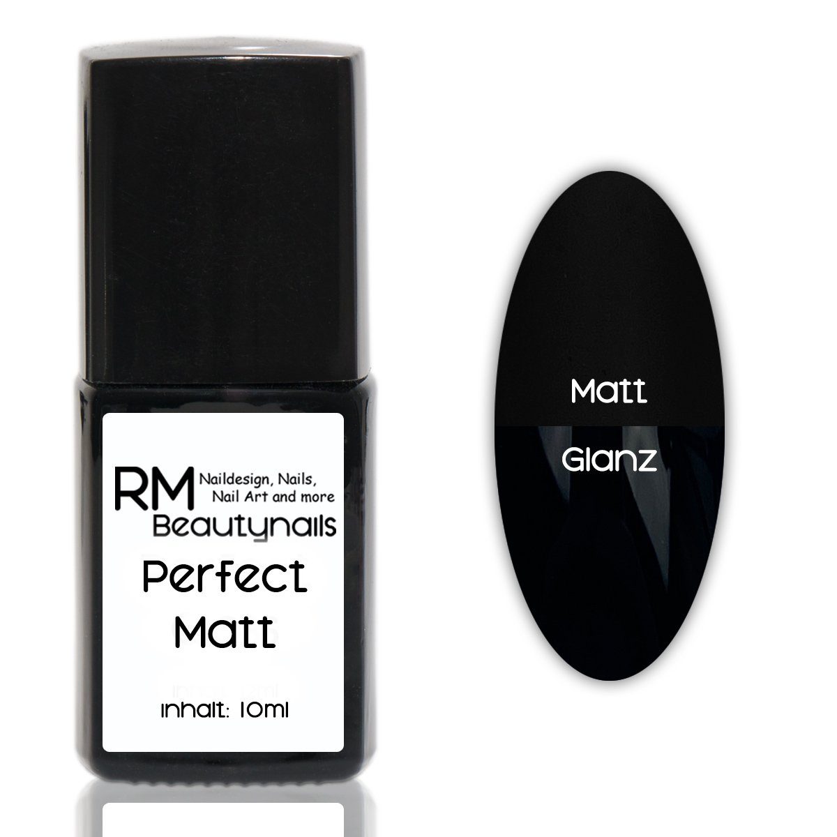 RM Beautynails UV-Gel Perfect Gloss Led Quickfinish Nagelgel UV-Gel vegan Matt Glanz Finishgel, Perfect Gloss