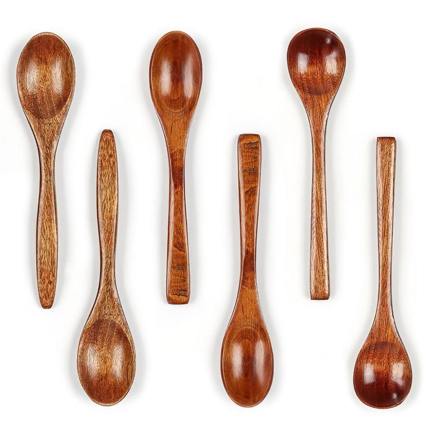 LuxusKollektion Teelöffel 6er Honiglöffel Holz