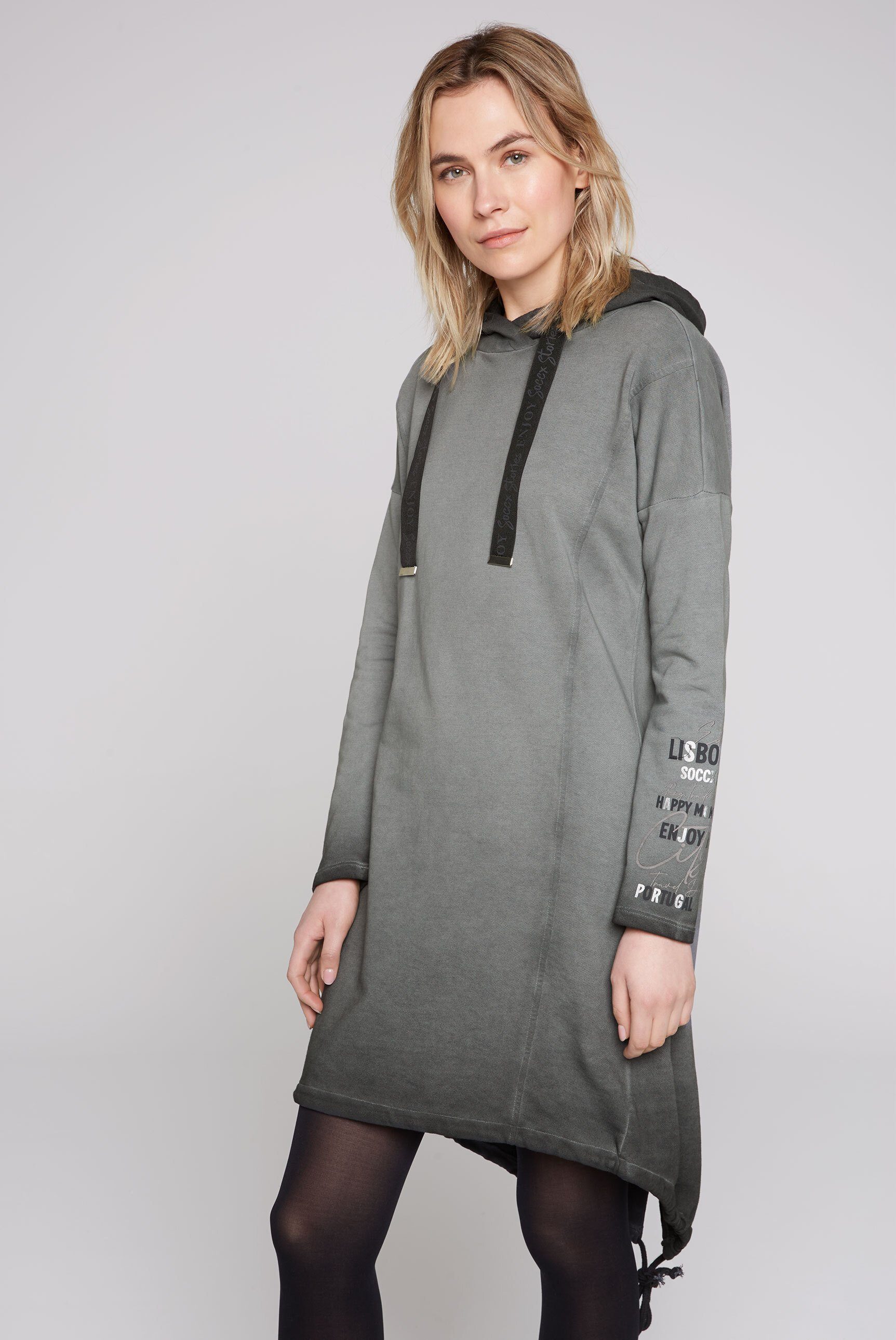 SOCCX Sweatkleid mit Farbschattierungen