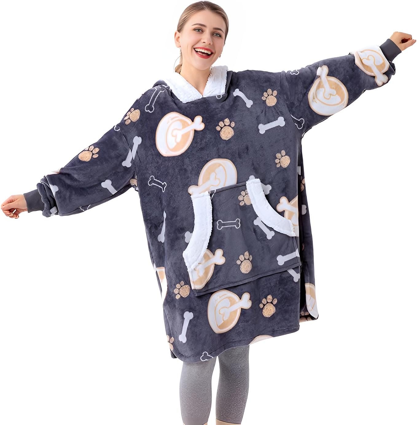 Diyarts Kapuzenpullover (Flanell Hoodie, Übergröße Pullover) günstig online kaufen