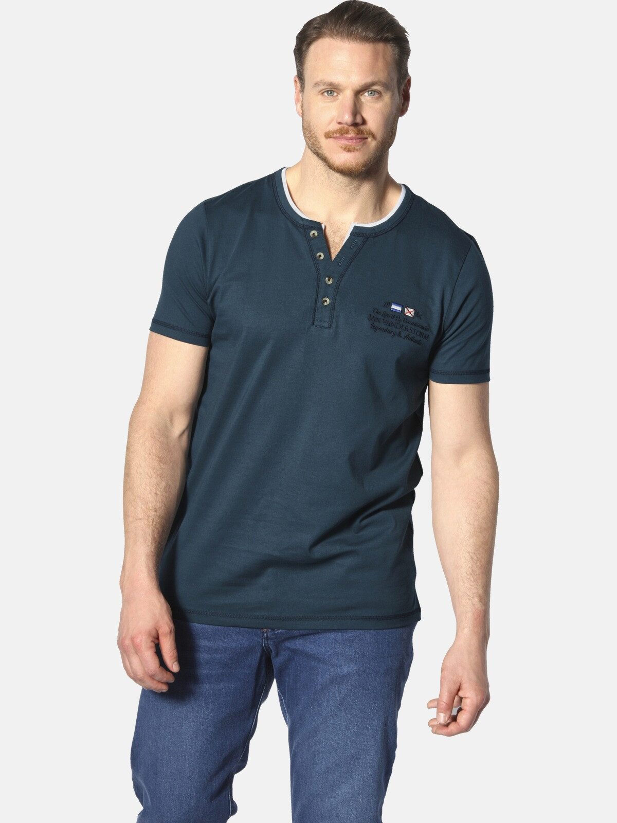 Jan Vanderstorm T-Shirt HAFTOR mit modischen günstig online kaufen