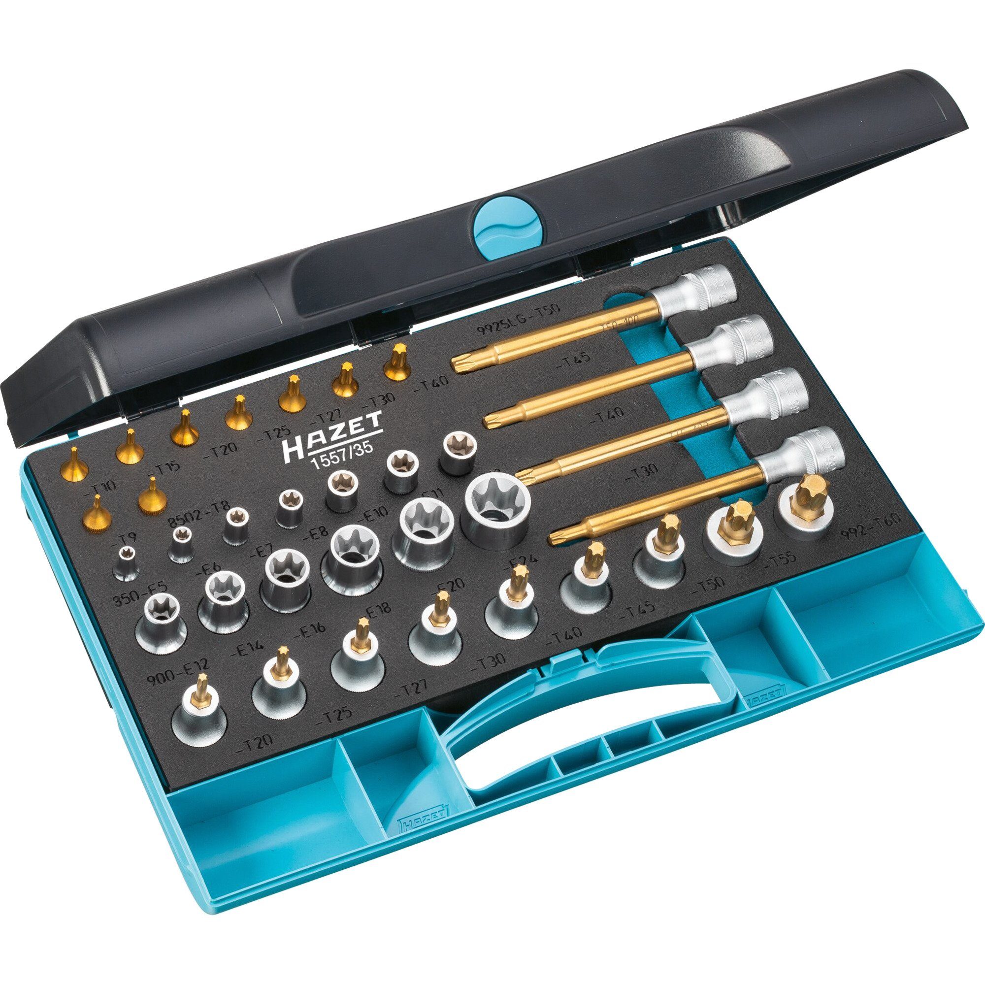 Werkzeugset Hazet Werkzeug-Satz TORX 1557/35, 35-teilig