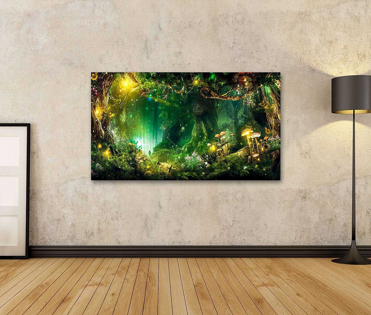 islandburner Leinwandbild Märchenwald Bilder günstig online kaufen