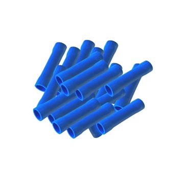 ARLI Crimpzange ARLI Handcrimpzange 0,5 - 6 mm² - Crimpzange Presszangen Zange + 100 x Stossverbinder (40x rot 50x blau 10x gelb)