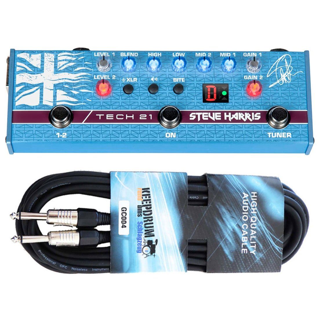 Tech 21 EBass »Tech21 SH1 Steve Harris Bass Sansamp + Kabel« online