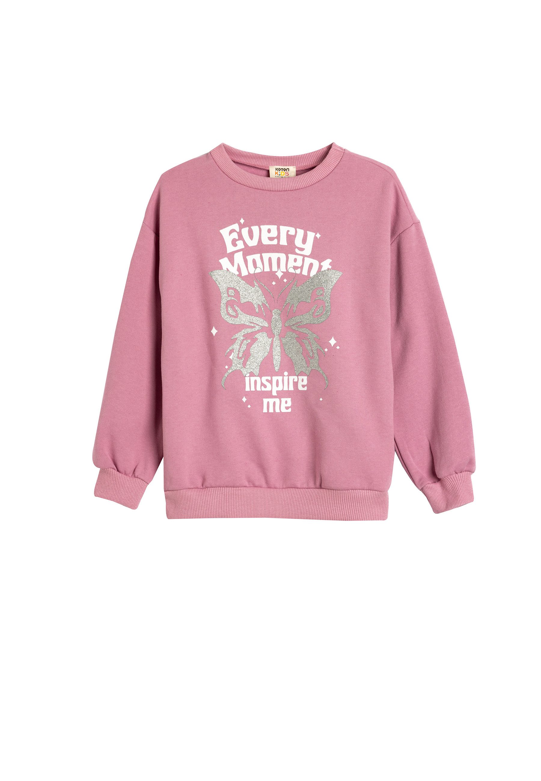 Koton Sweatshirt Standkragen Mit Aufdruck