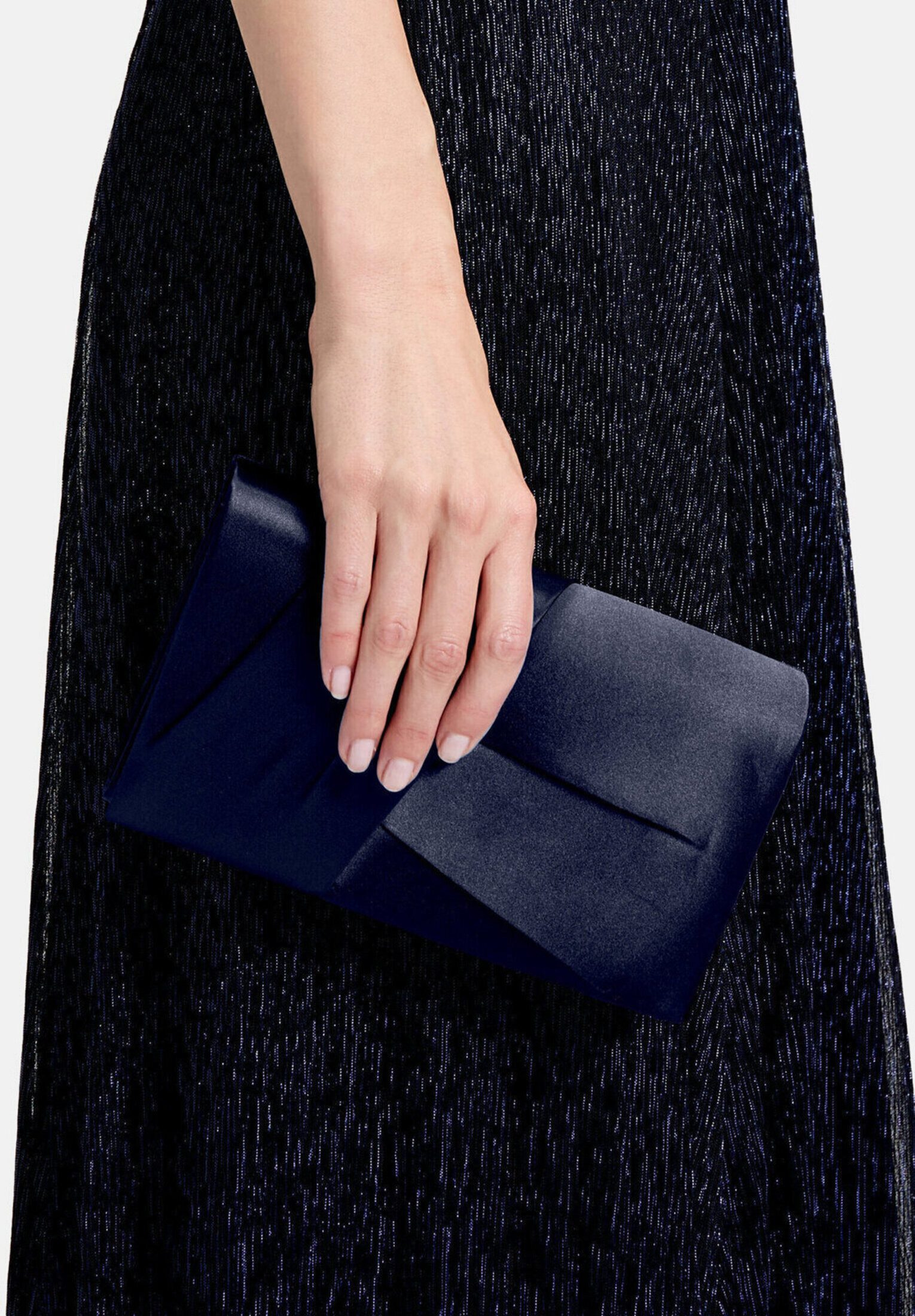 Vera Mont Abendtasche Damen unifarben, Falten
