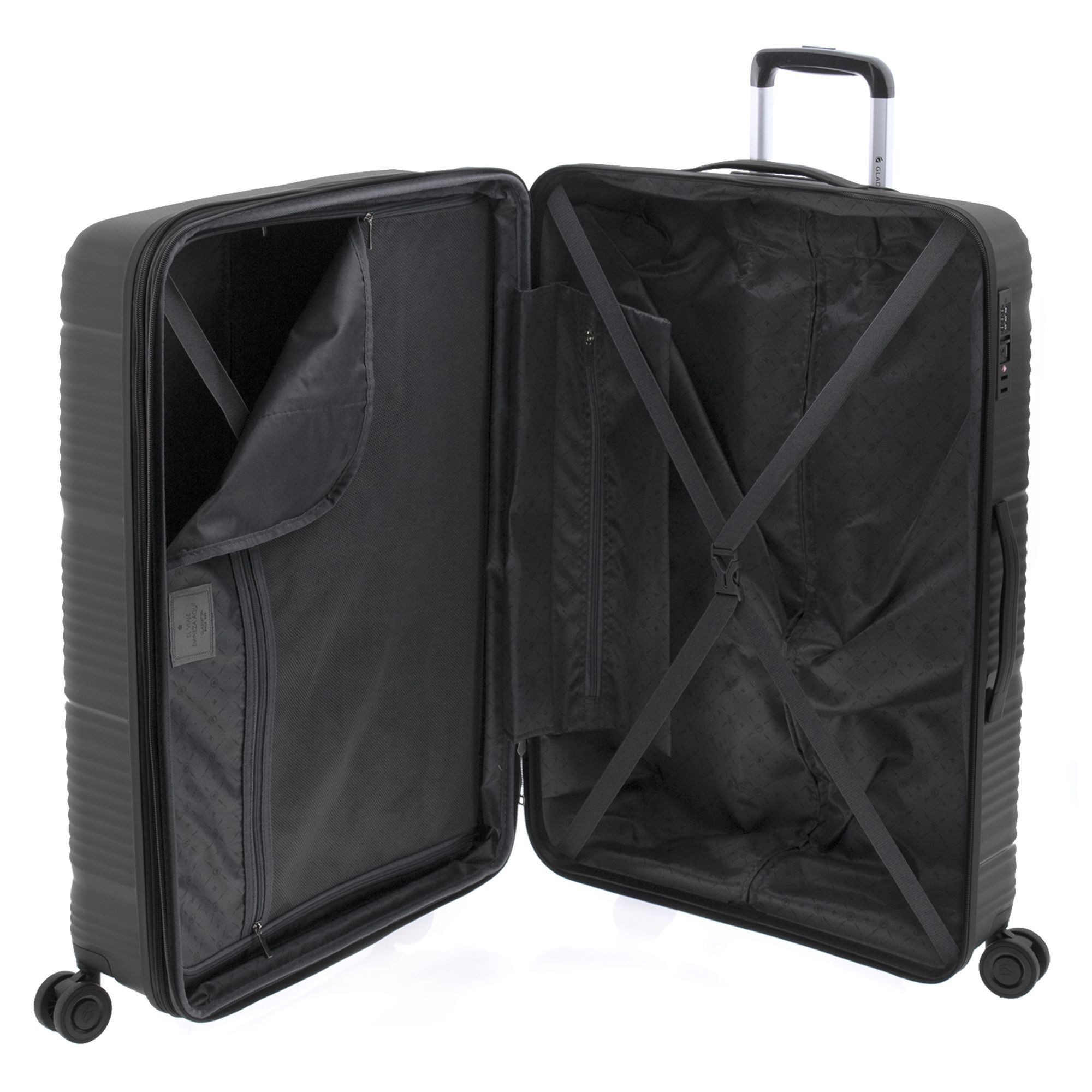 GLADIATOR Hartschalen-Trolley 0800, 4 Rollen, Polypropylen
