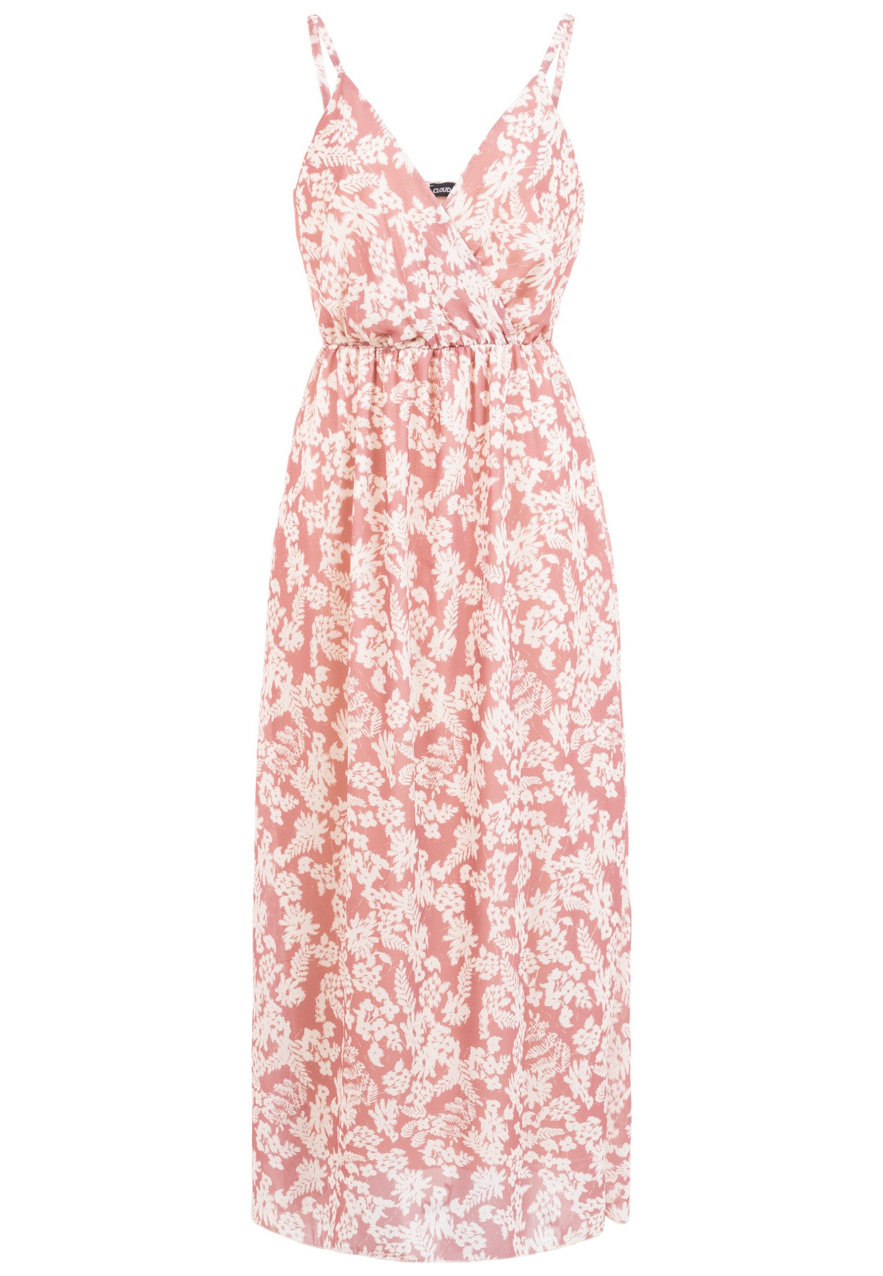 CLOUD 5IVE A-Linien-Kleid CLOUD 5IVE Maxi DressFloral Print (1-tlg)