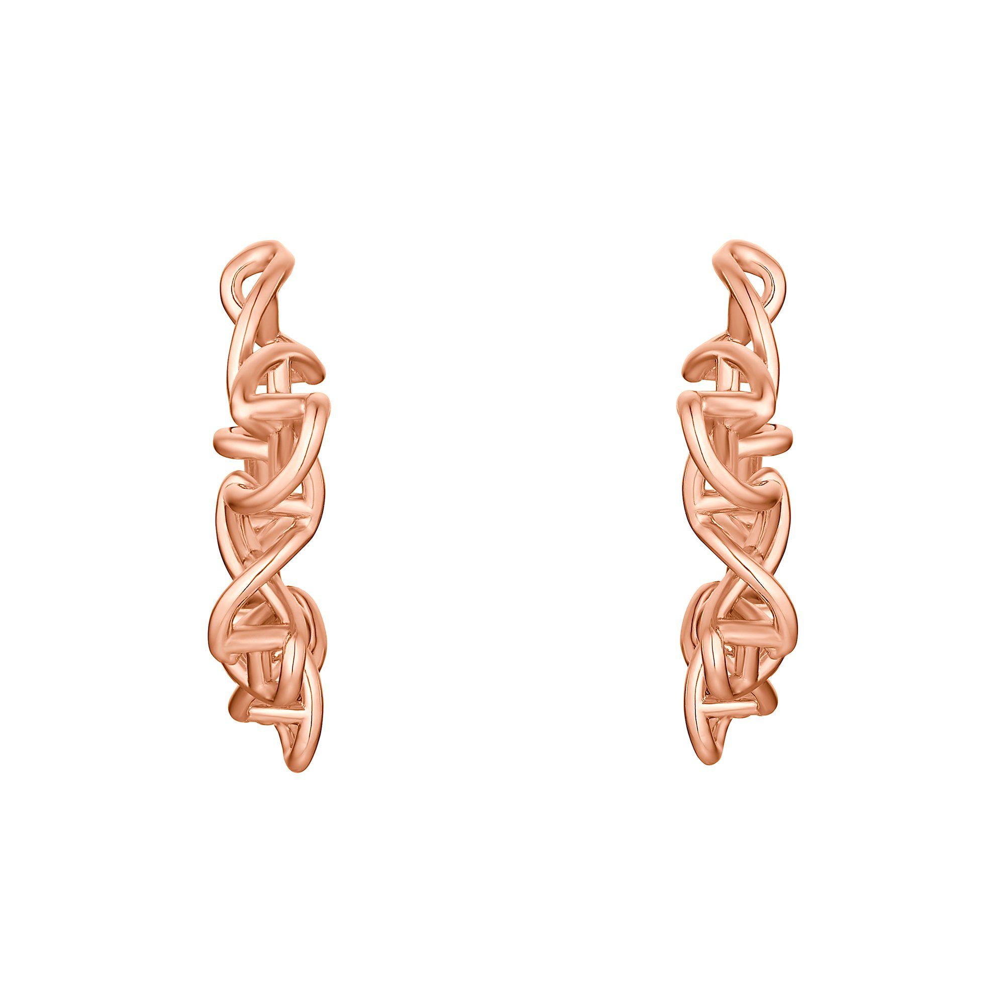 Heideman Paar Ohrstecker Amba goldfarben (Ohrringe, inkl. Geschenkverpackung), schlichter Ohrring rosegoldfarben