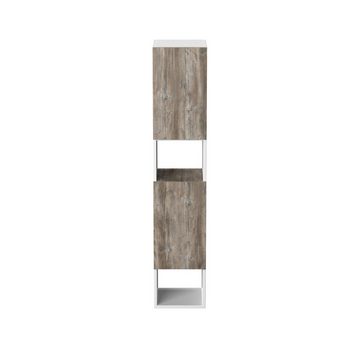 GARLIVO Badezimmer-Set Badezimmerschrank GLC2, hängend, stehend, Pinie, Hochschrank, Breite 31,5 cm