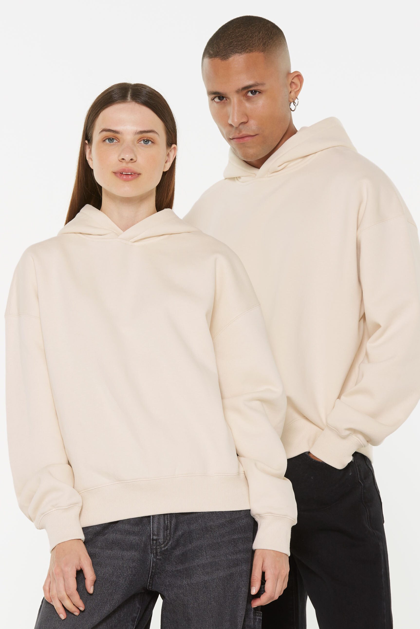 Harlem Soul Kapuzensweatshirt mit überschnittenen Schultern günstig online kaufen