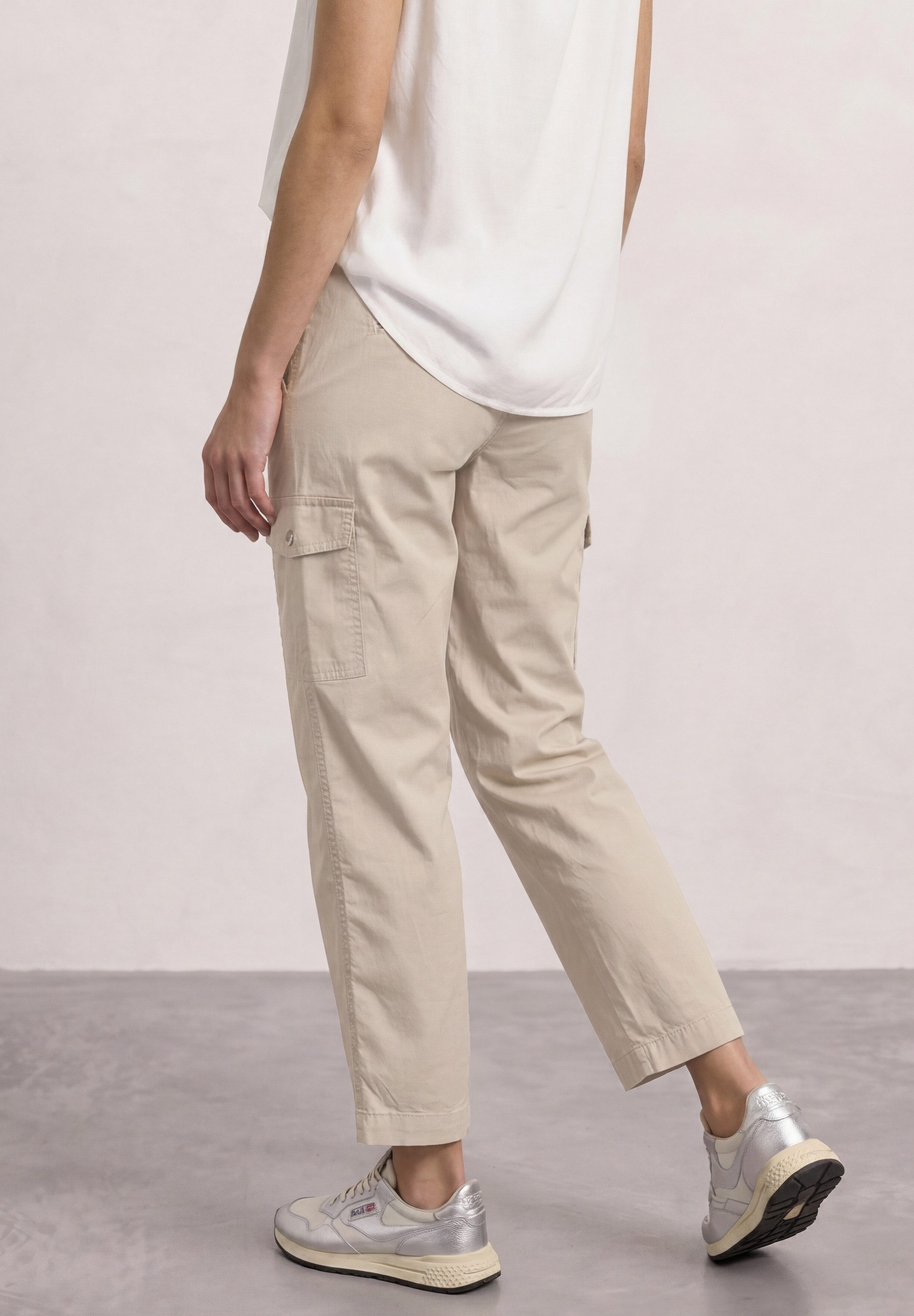 STREET ONE Stoffhose im Cargo-Style