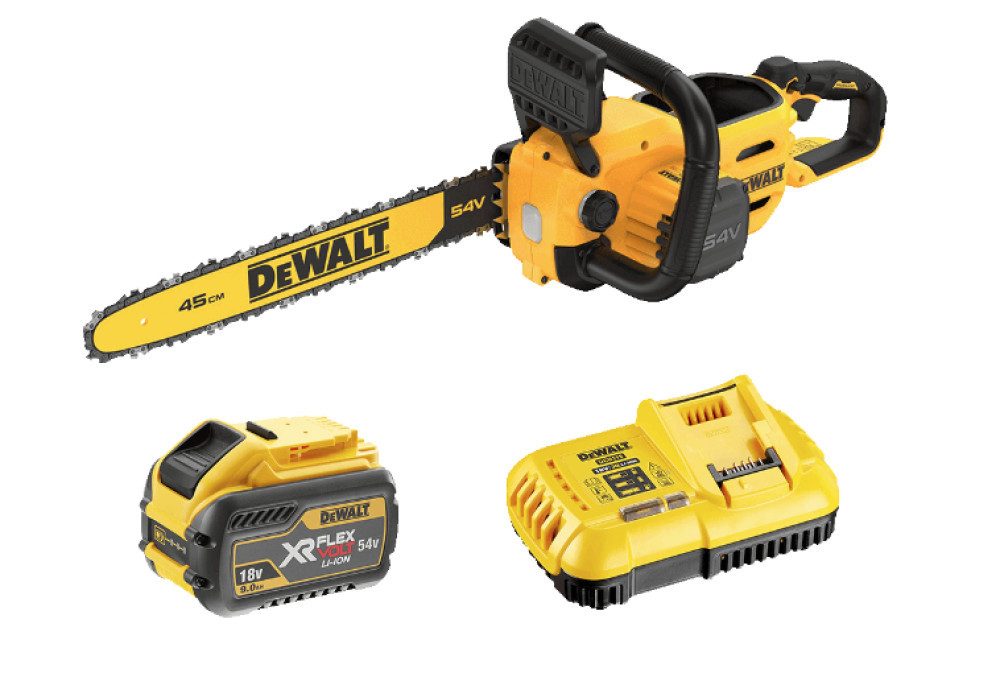 DeWalt Akku-Kettensäge DEWALT Kettensäge 54V 45 cm DCMCS574X1 FlexVolt