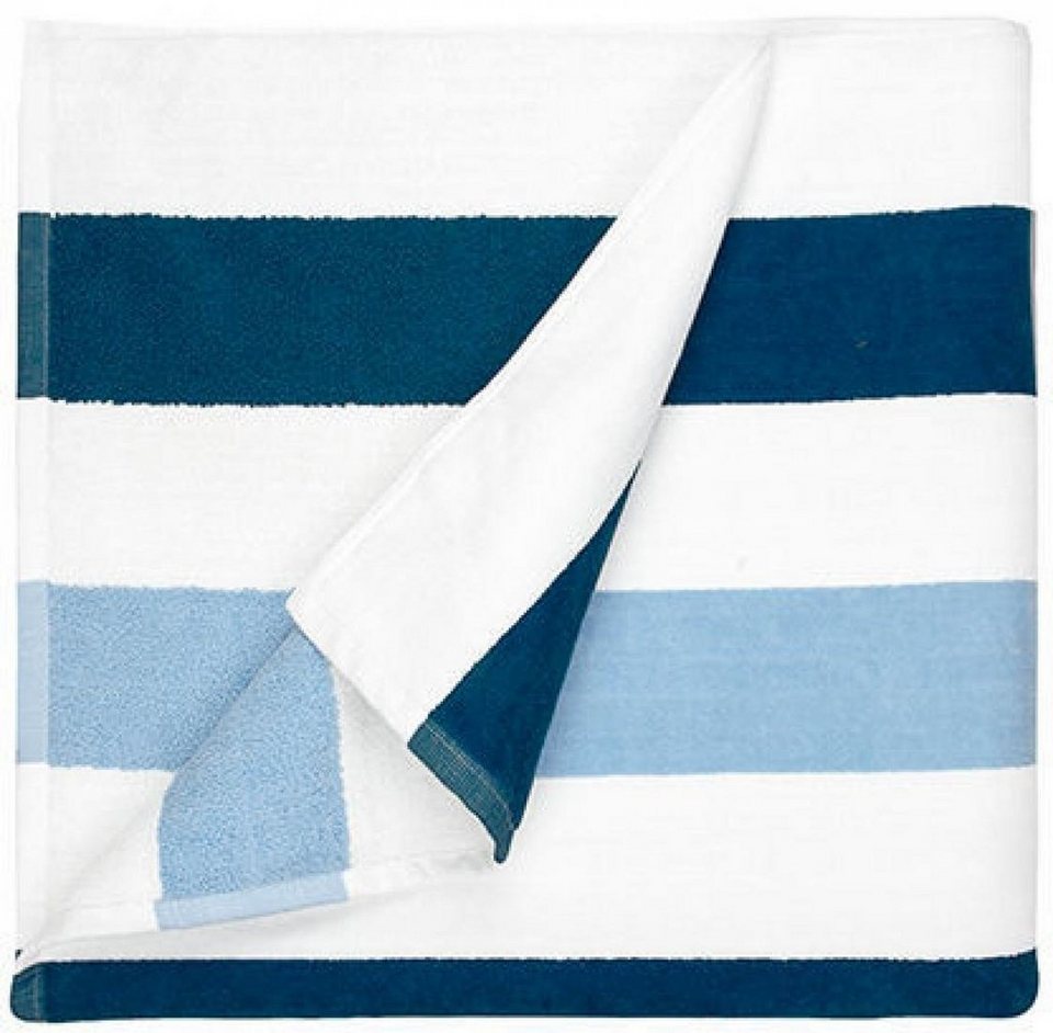 The One Towelling Handtuch Beach Towel Stripe Waschbar bis 60 °C - 90 x 190  cm