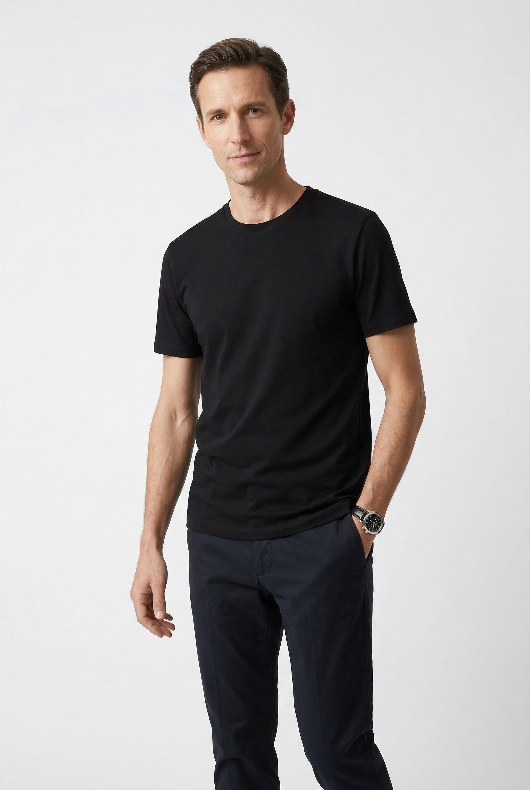 Cinque T-Shirt CIDEN aus Baumwolle, Rundhals
