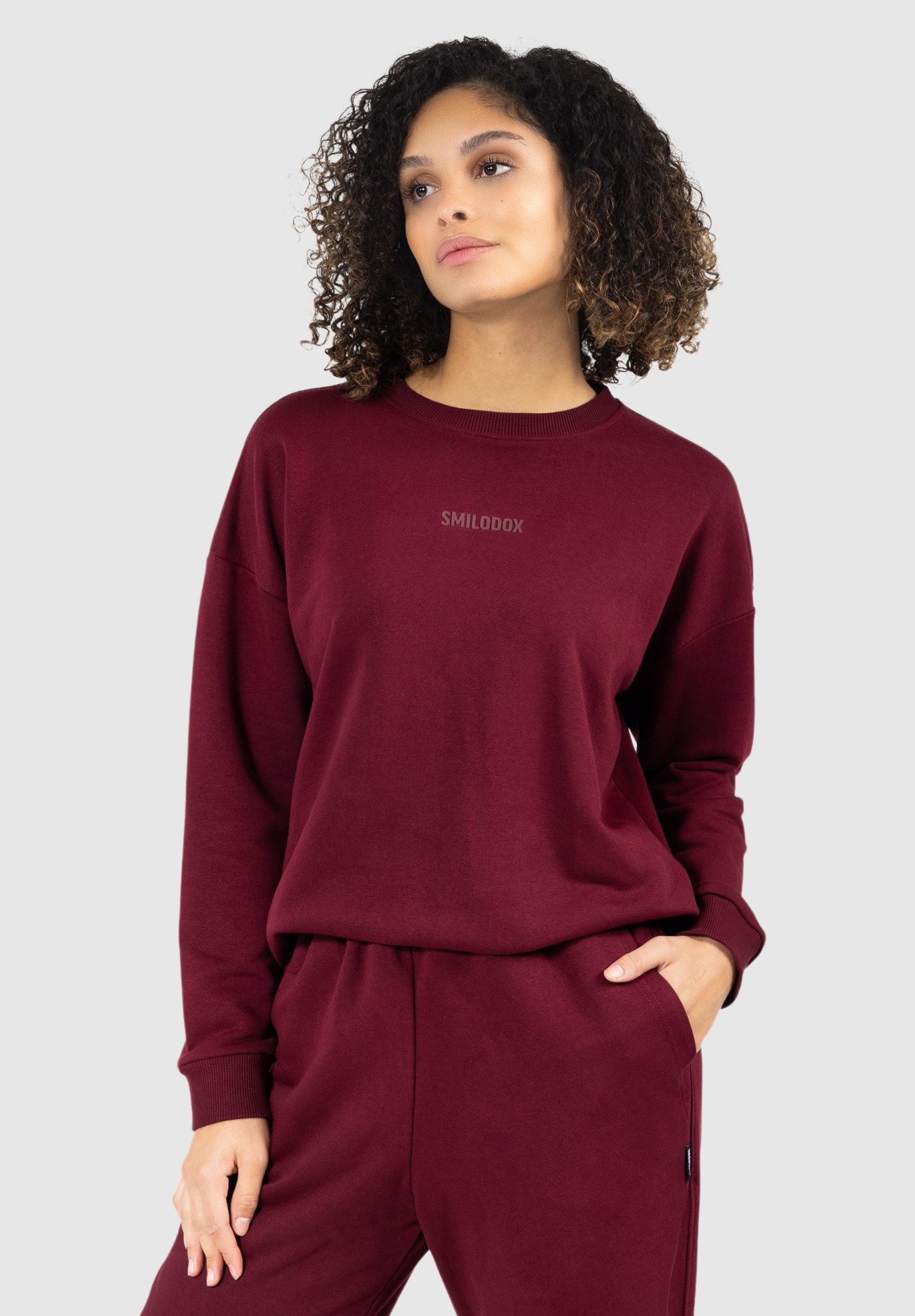 Smilodox Sweatshirt Santina Oversize günstig online kaufen