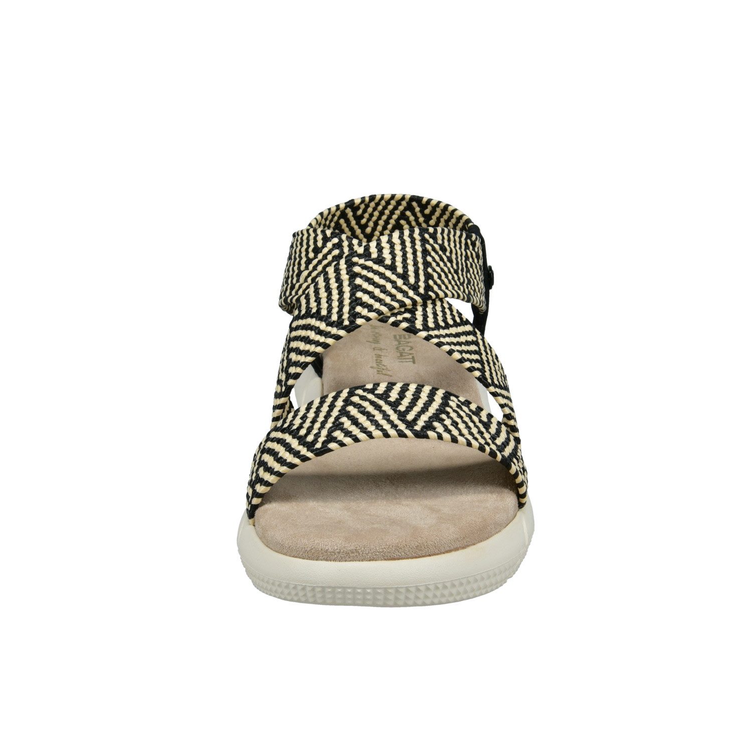 BAGATT BAGATT Damen Sandalette Jersey D31-A7880-6954-1052 black/beige Sandale