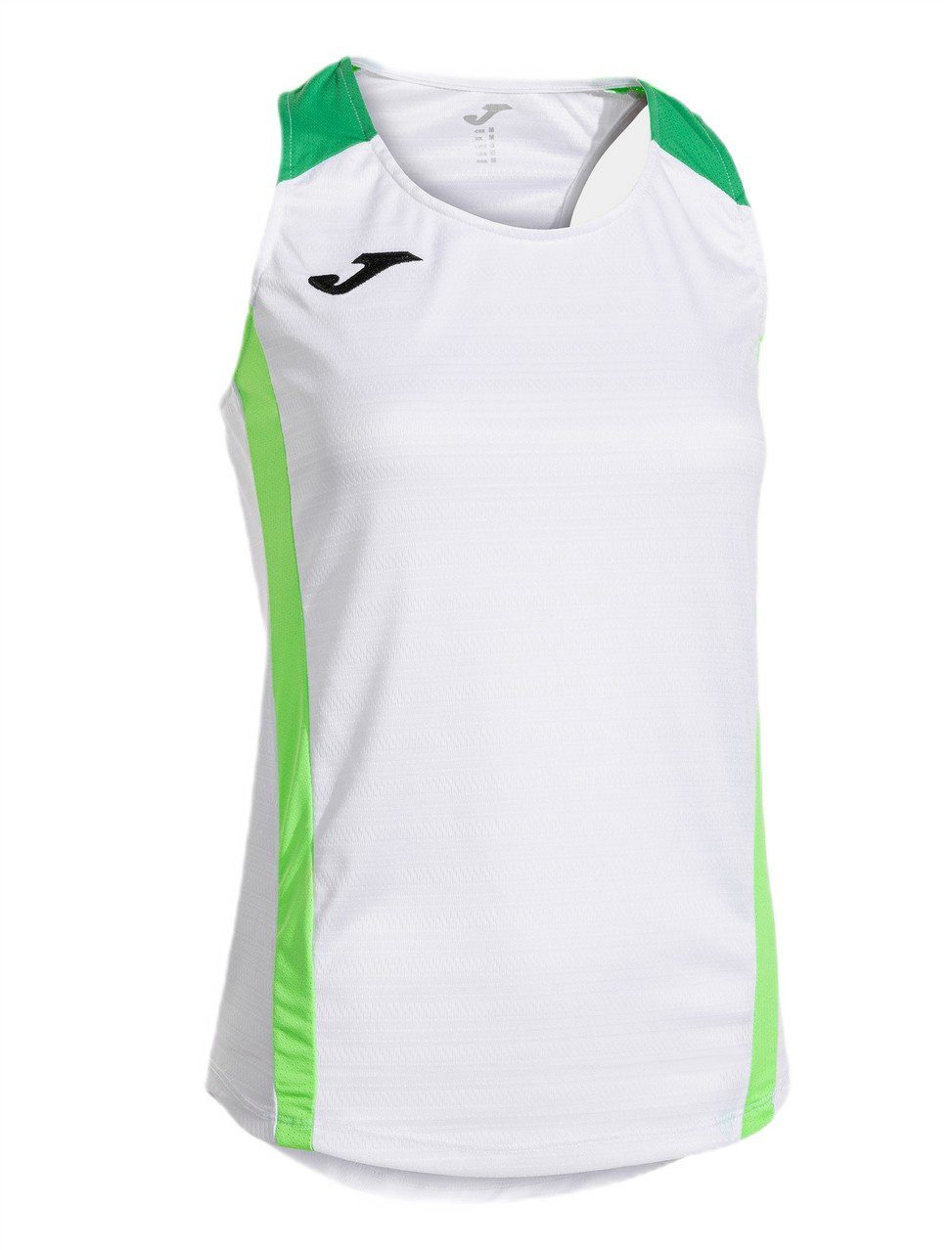 Joma Tanktop Sport-Tank Top Montreal (100% Polyester) weiss/grün Damen