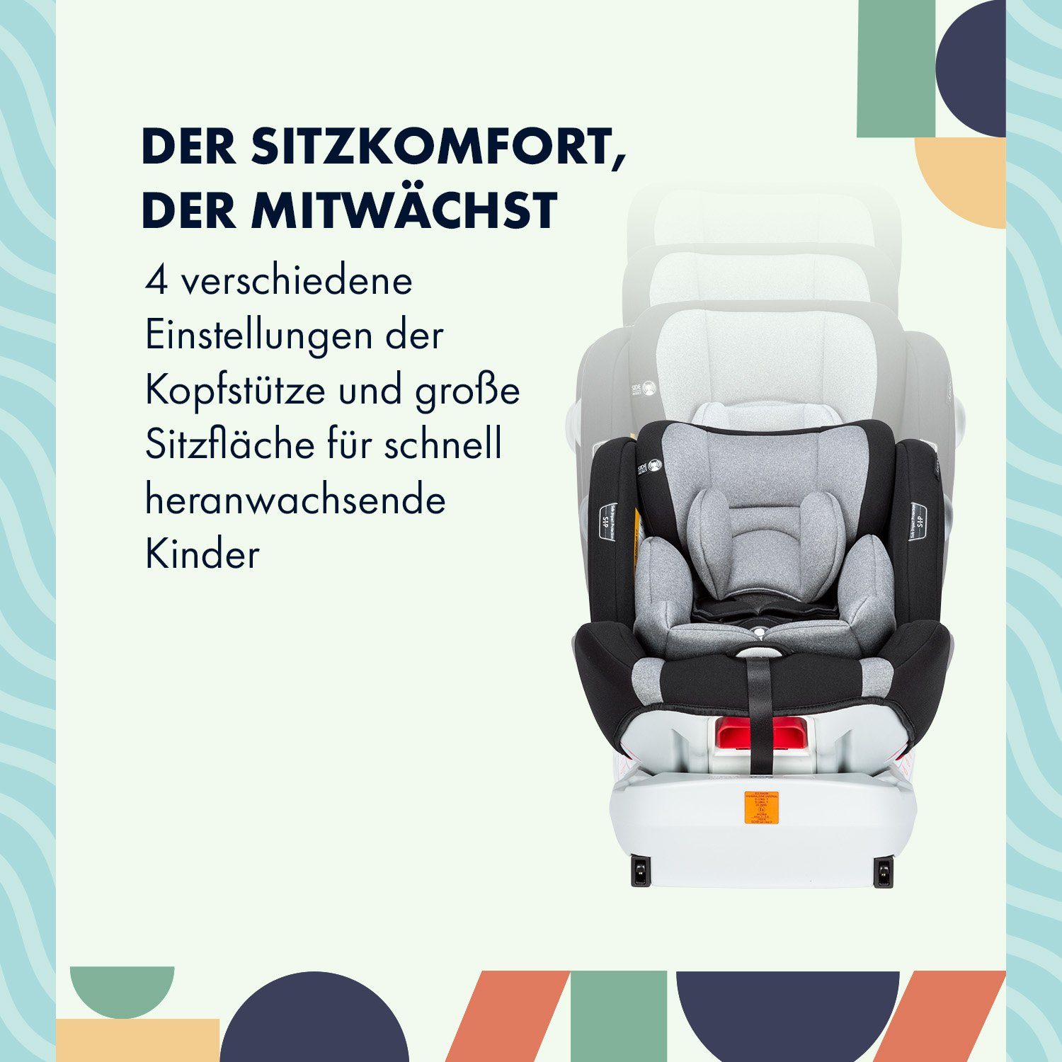 Jahre, bis: bis: Auto-Kindersitz, 36 2 kg Autokindersitz ab: ab: Onboard 12 360° kg, Babify Geburt, ab