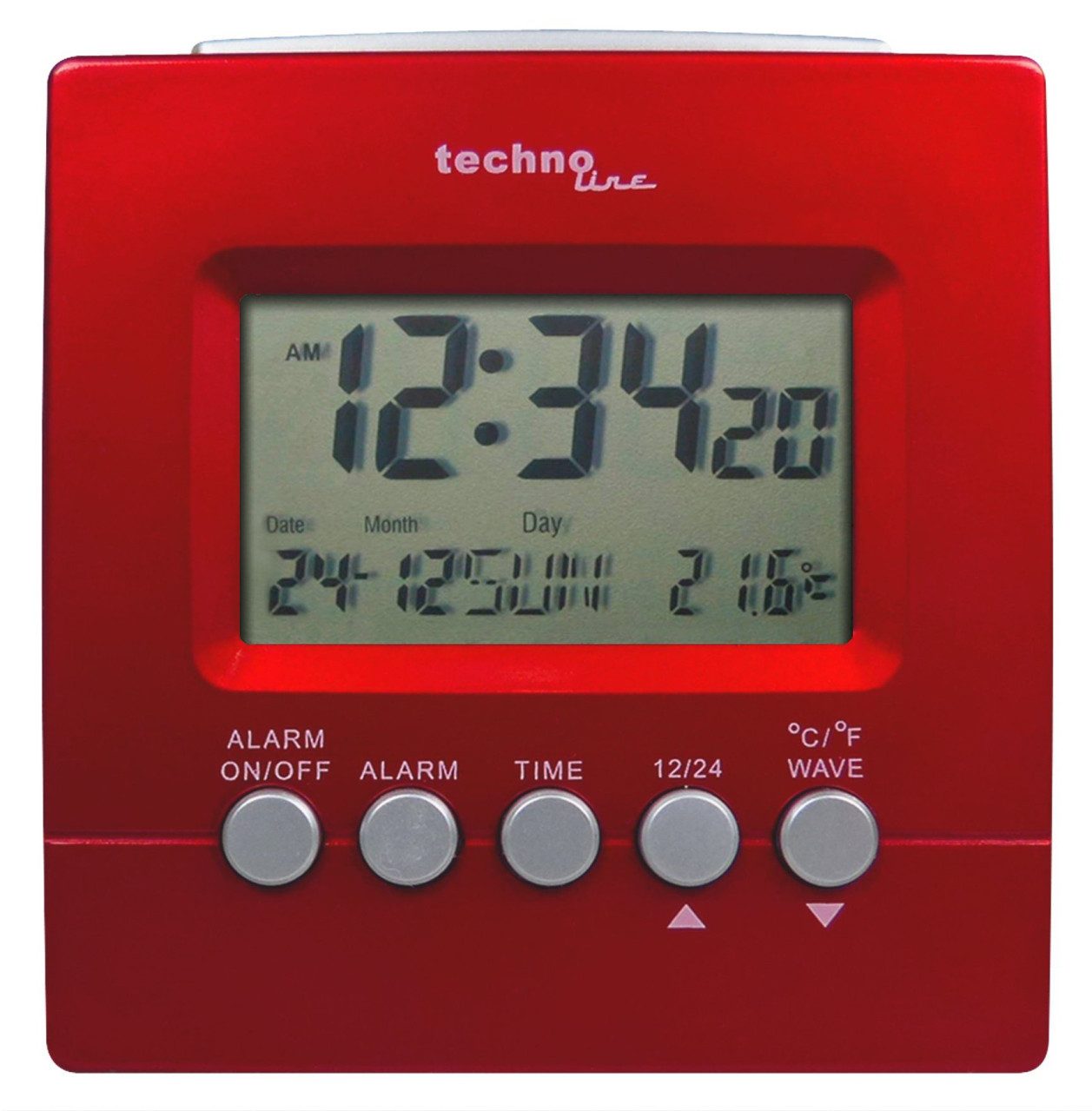 technoline Funkwecker Technoline Funkwecker WT 228 digital rot günstig online kaufen