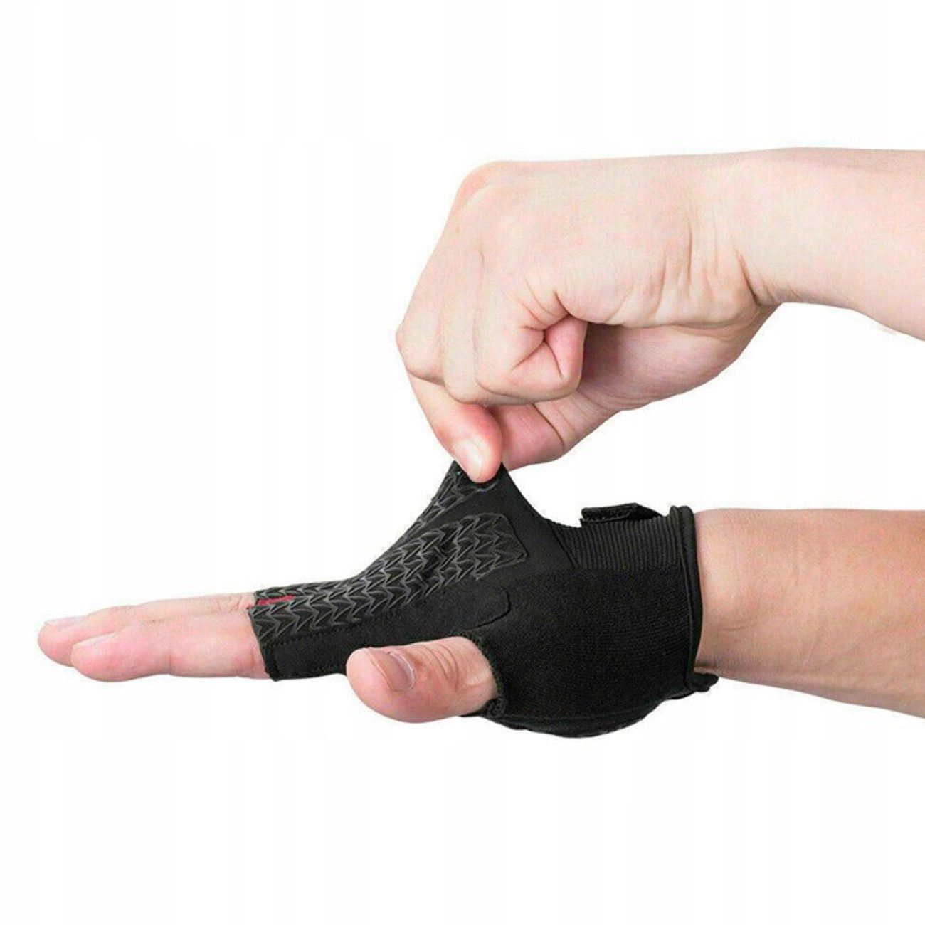 ROCKBROS Fahrradhandschuhe Fäustlinge Sporthandschuhe mit Gel-Einsätzen Schwarz–Grau