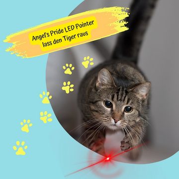 Angel's Pride Laserpointer LED Pointer, Katzenspielzeug mit Spielmaus, 5 verschiedene Lichtmuster