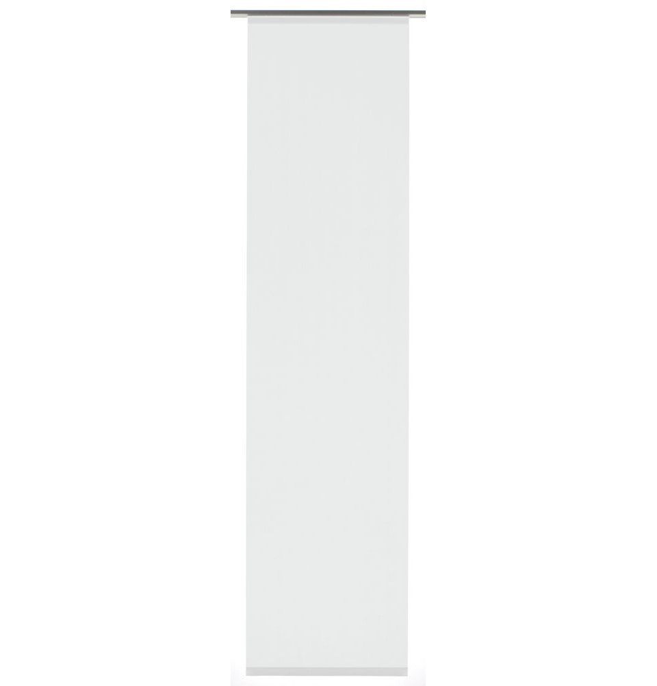 GARDINIA Schiebegardine Gardinia Flächenvorhang Entry weiß 60 x 245 cm