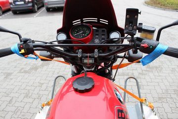 TRUTZHOLM Spanngurt Lenker Verzurrsystem Spanngurt für Motorrad Transport Anhänger (Set)